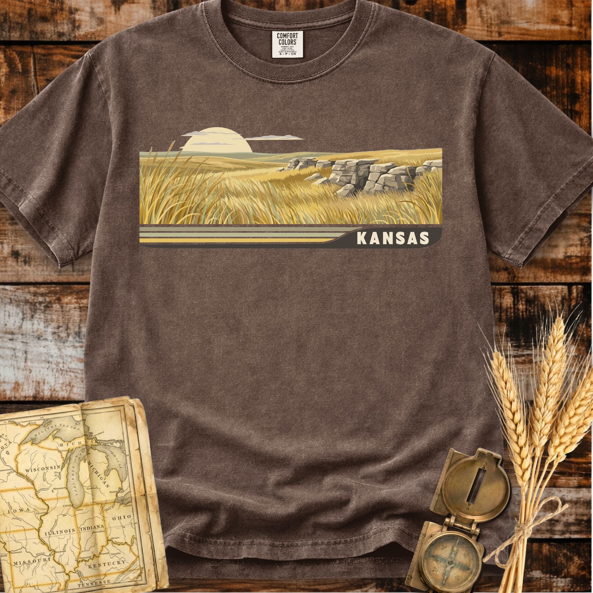 Kansas |  Flint Hills T-Shirt
