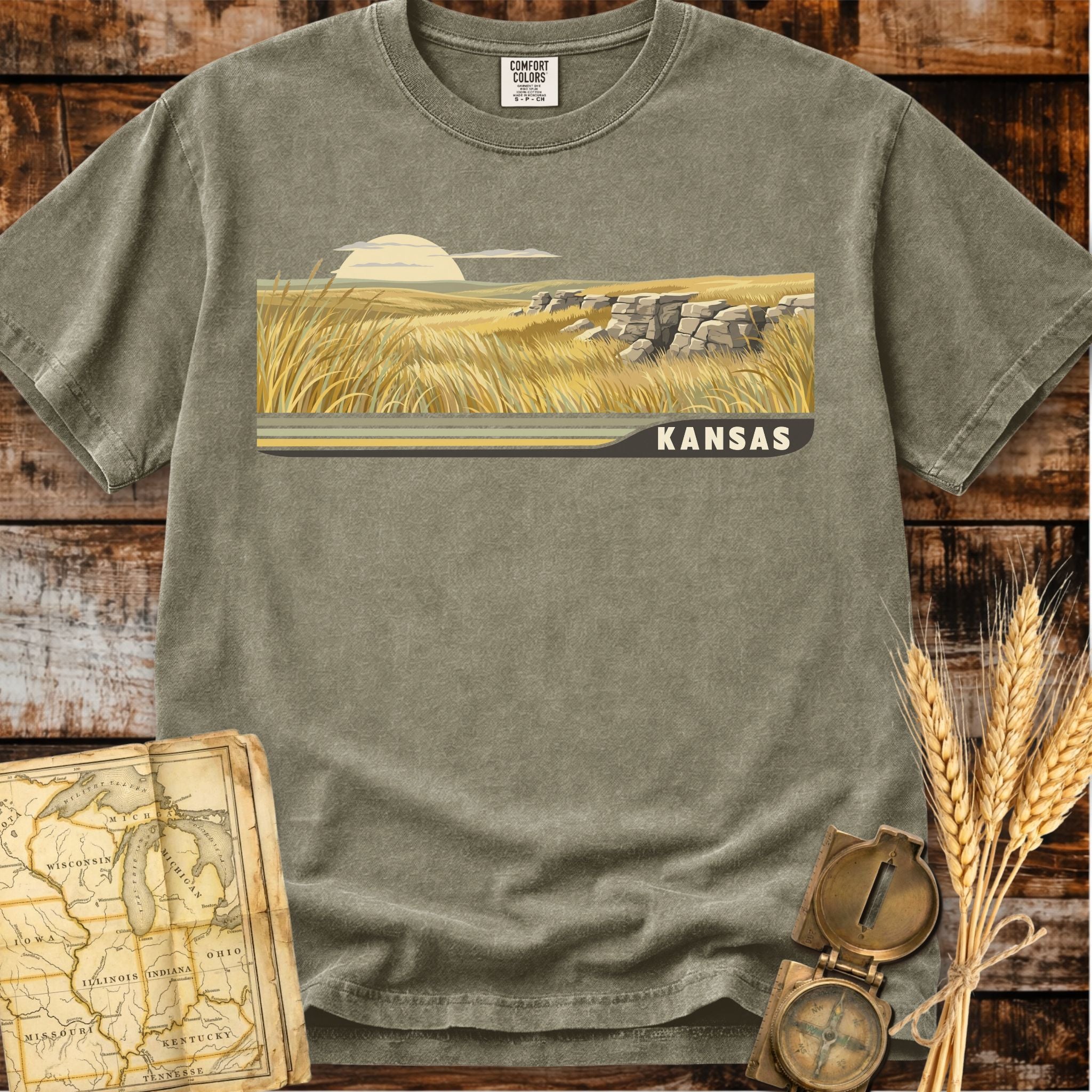 Kansas |  Flint Hills T-Shirt