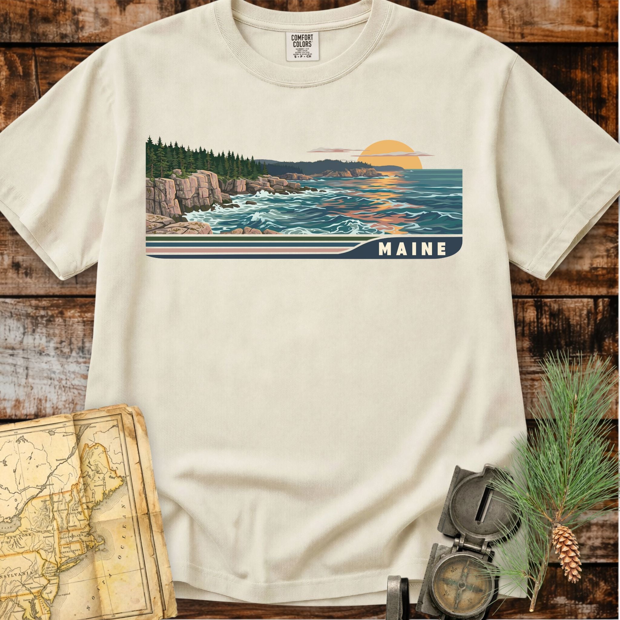 Maine |  Acadia Coast T-Shirt