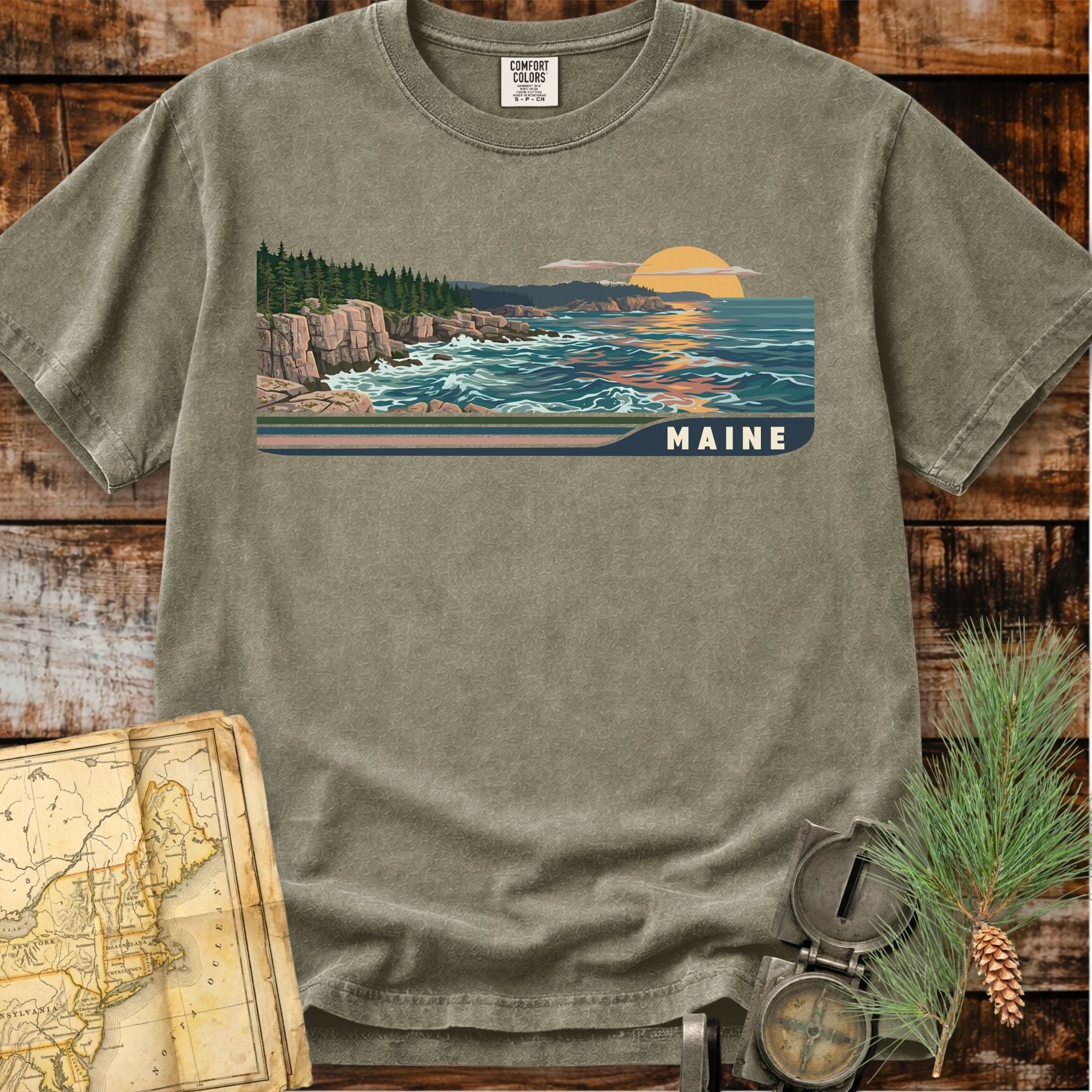 Maine |  Acadia Coast T-Shirt