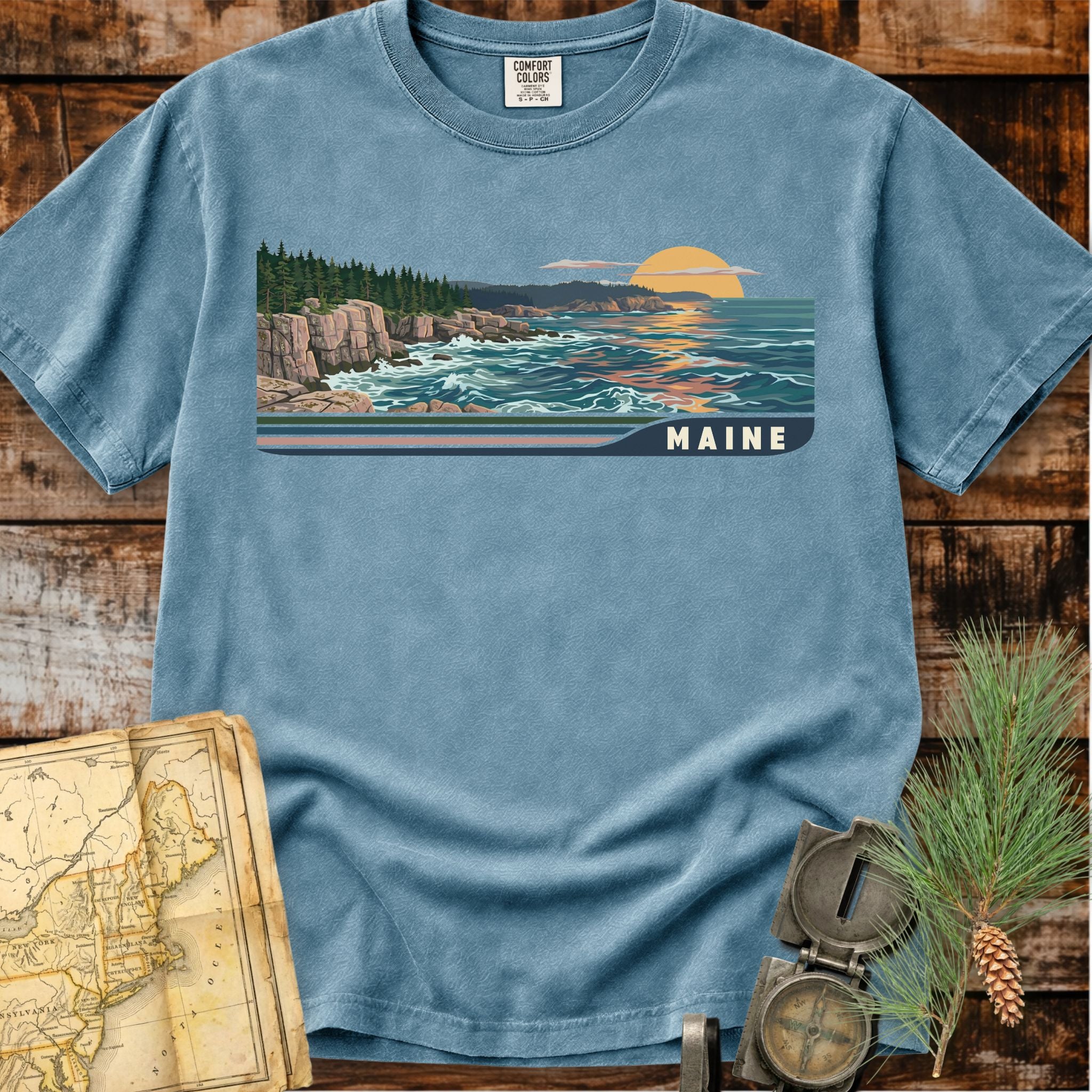 Maine |  Acadia Coast T-Shirt