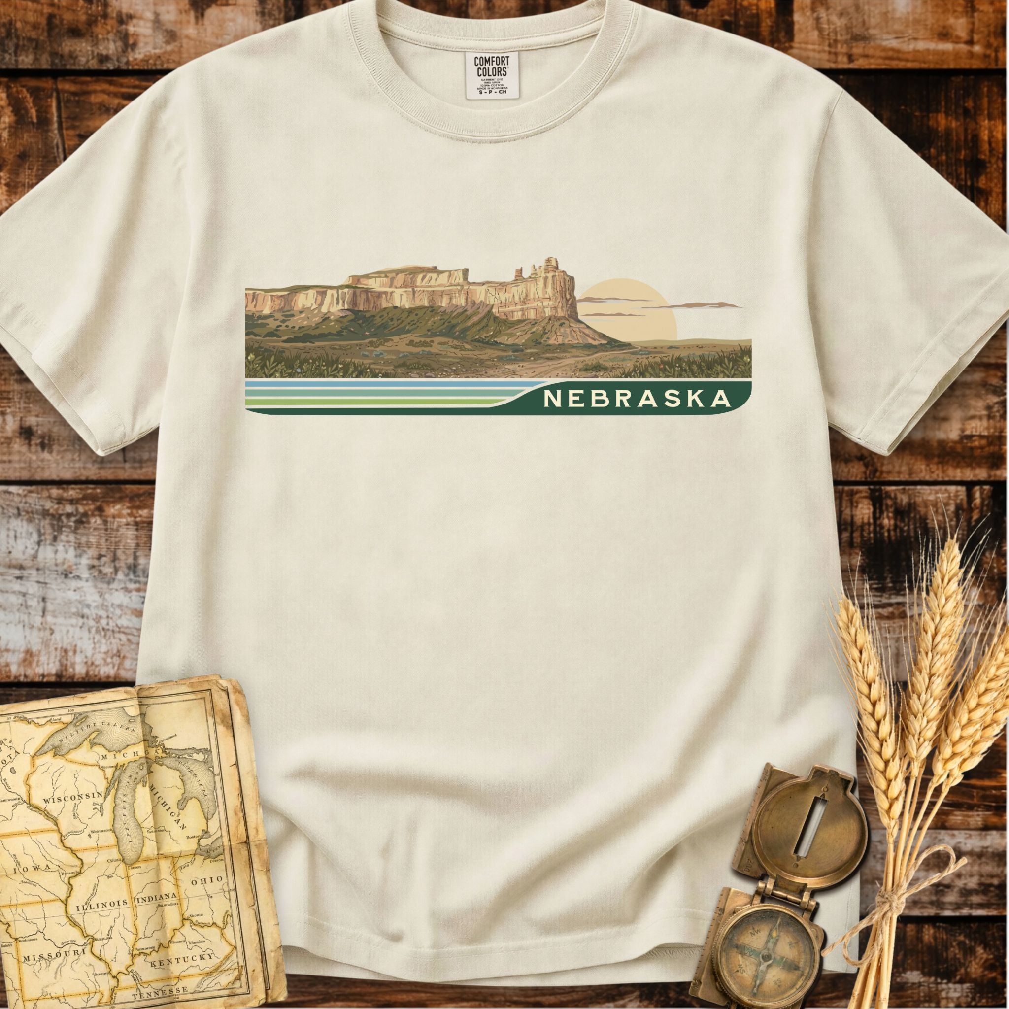 Nebraska| Scotts Bluff National Monument T-Shirt
