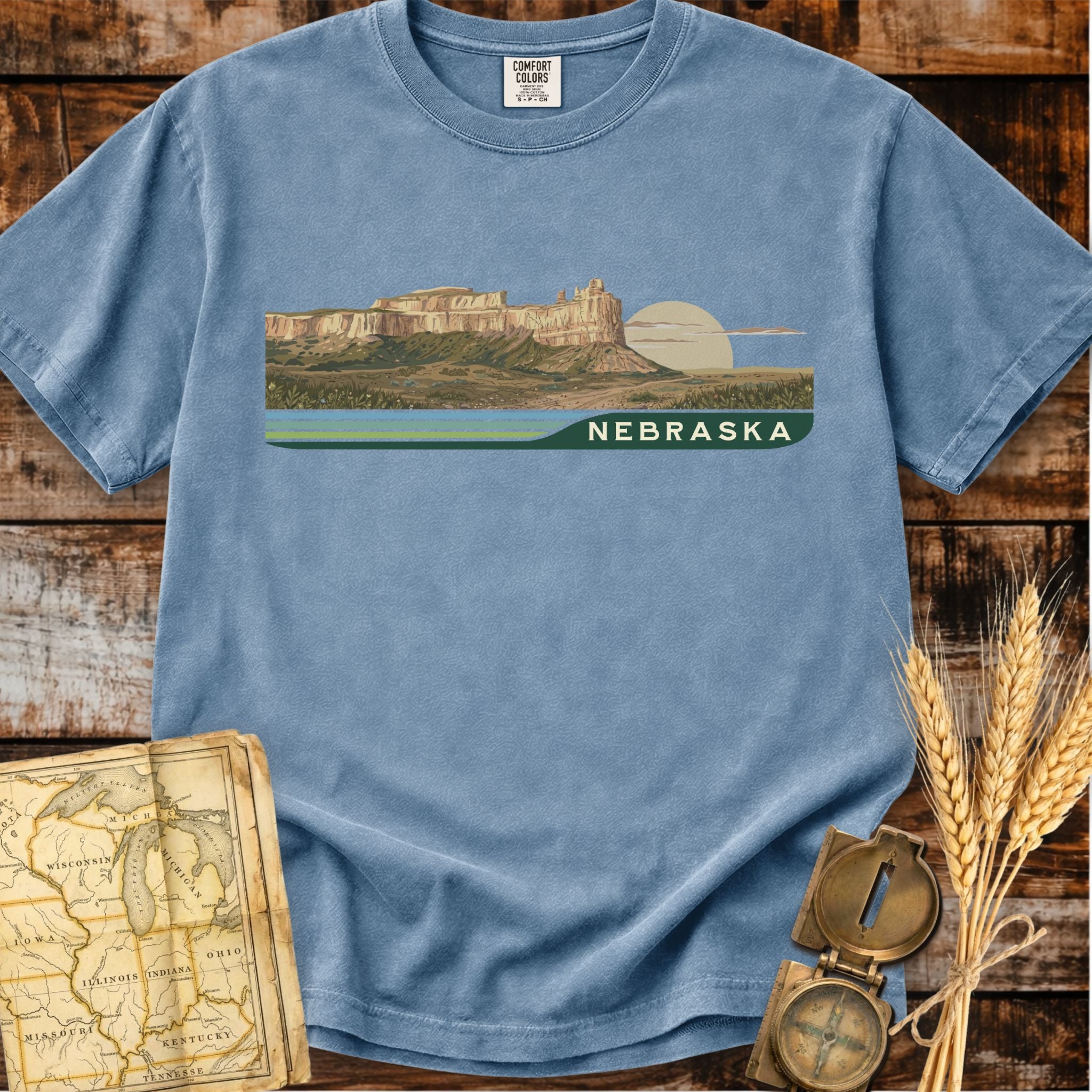 Nebraska| Scotts Bluff National Monument T-Shirt