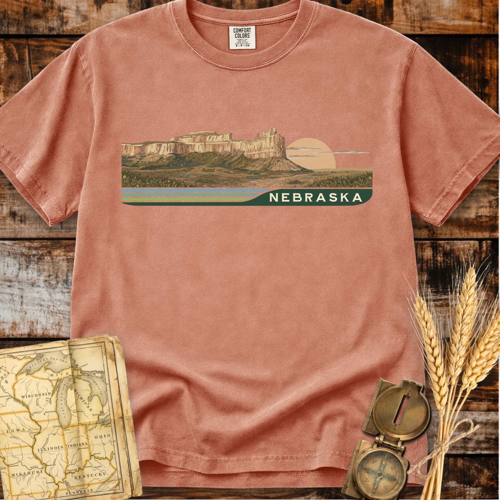 Nebraska| Scotts Bluff National Monument T-Shirt