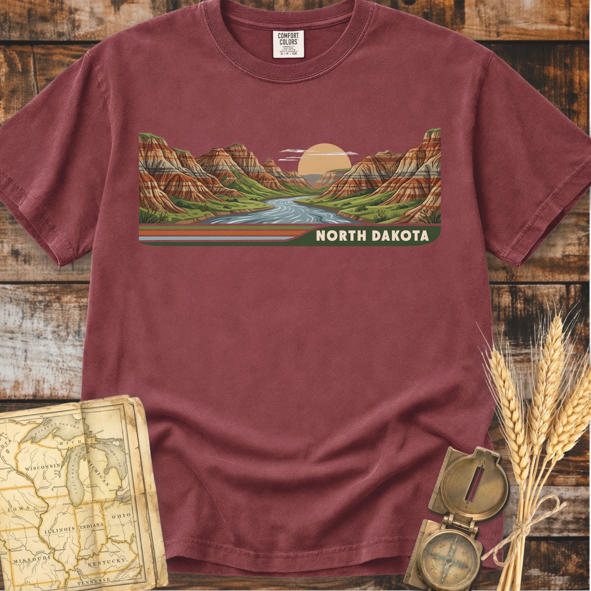 North Dakota | Painted Canyon T-Shirt
