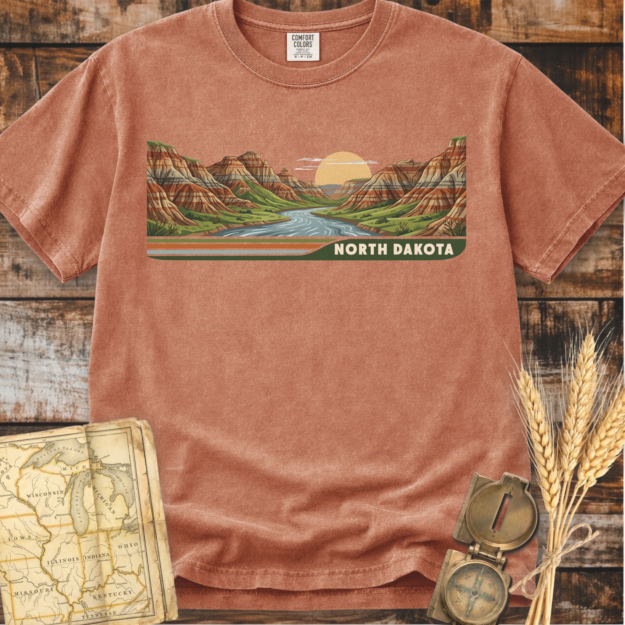 North Dakota | Painted Canyon T-Shirt