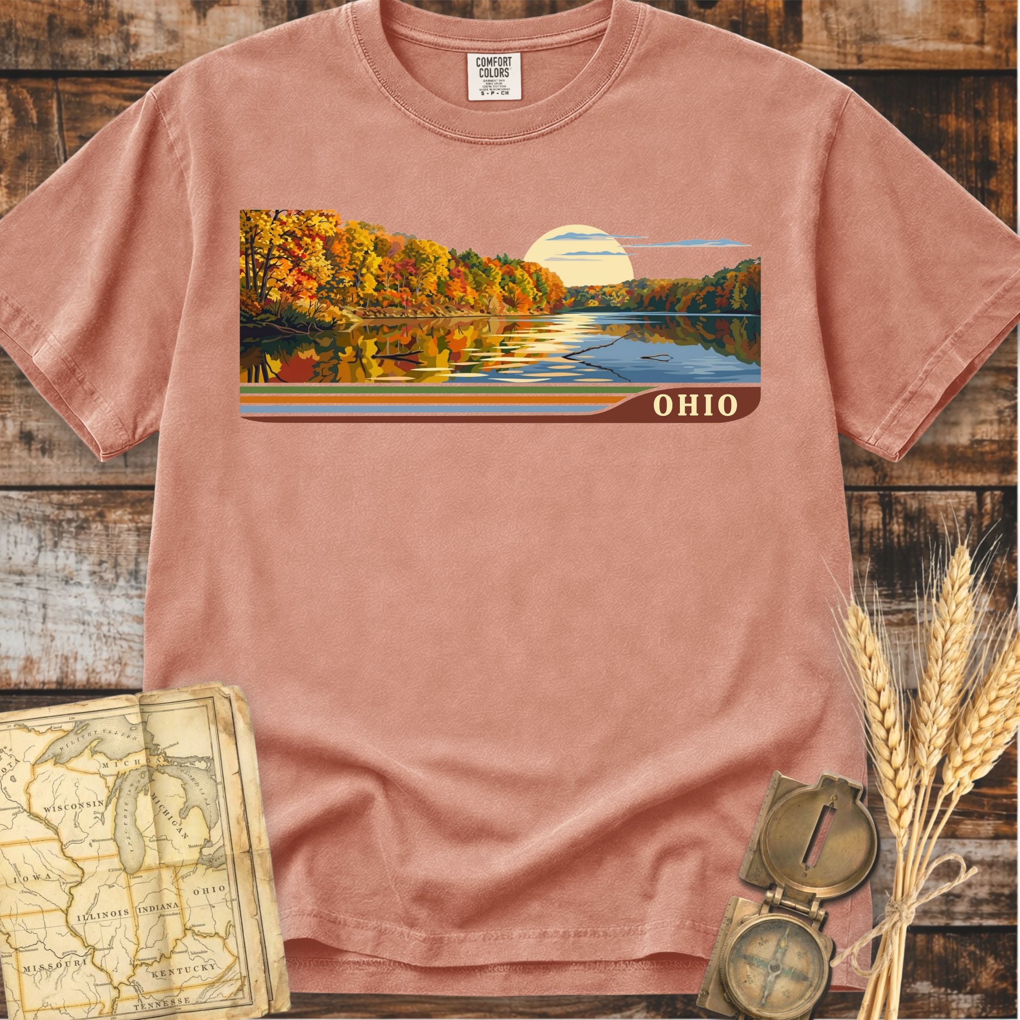 Ohio | Dow Lake at Strouds Run T-Shirt