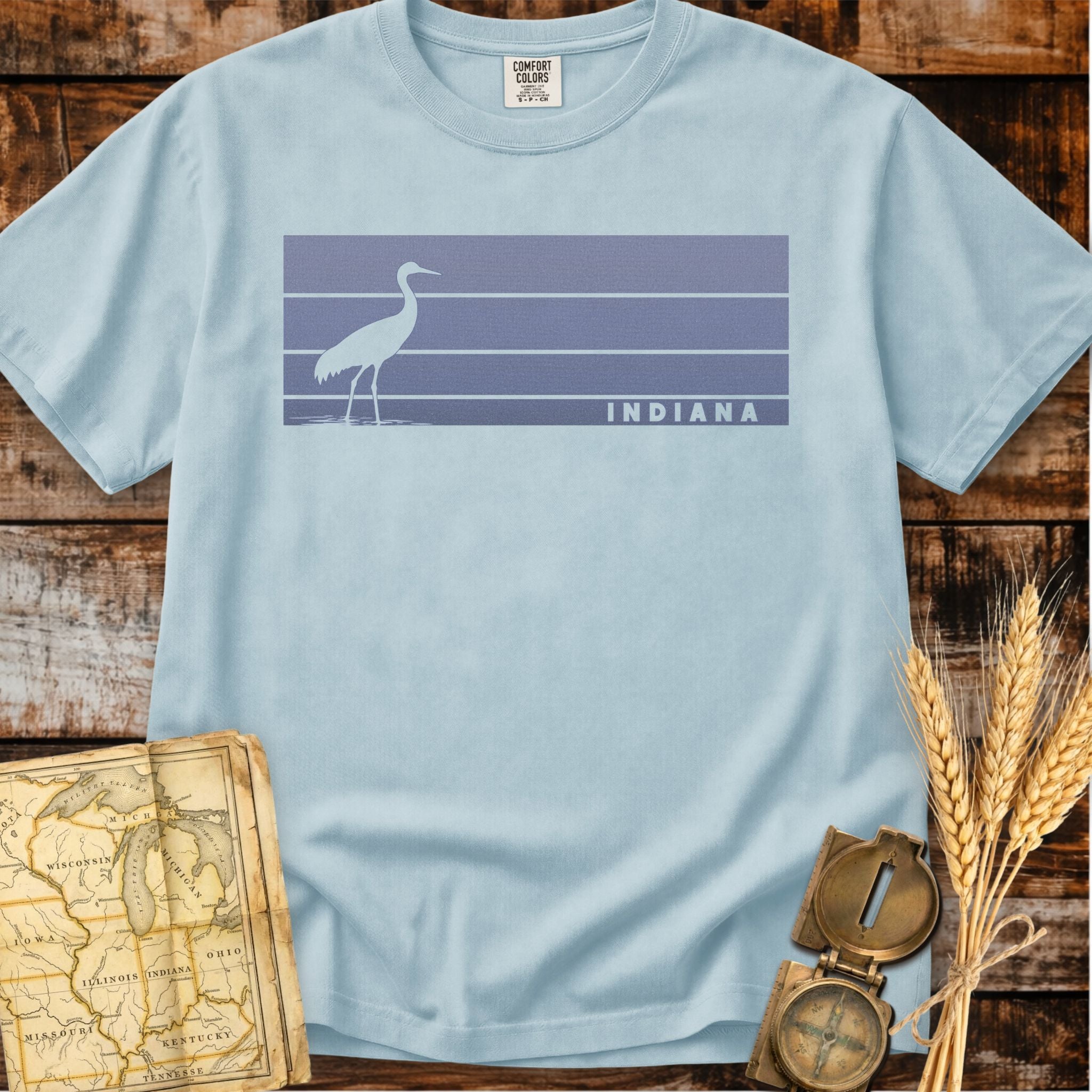 Indiana | Sandhill Crane T-Shirt