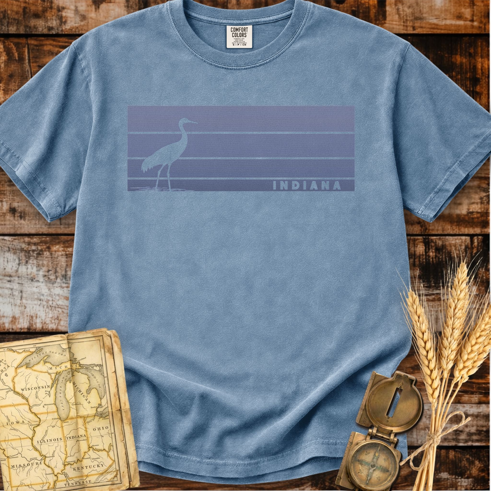 Indiana | Sandhill Crane T-Shirt