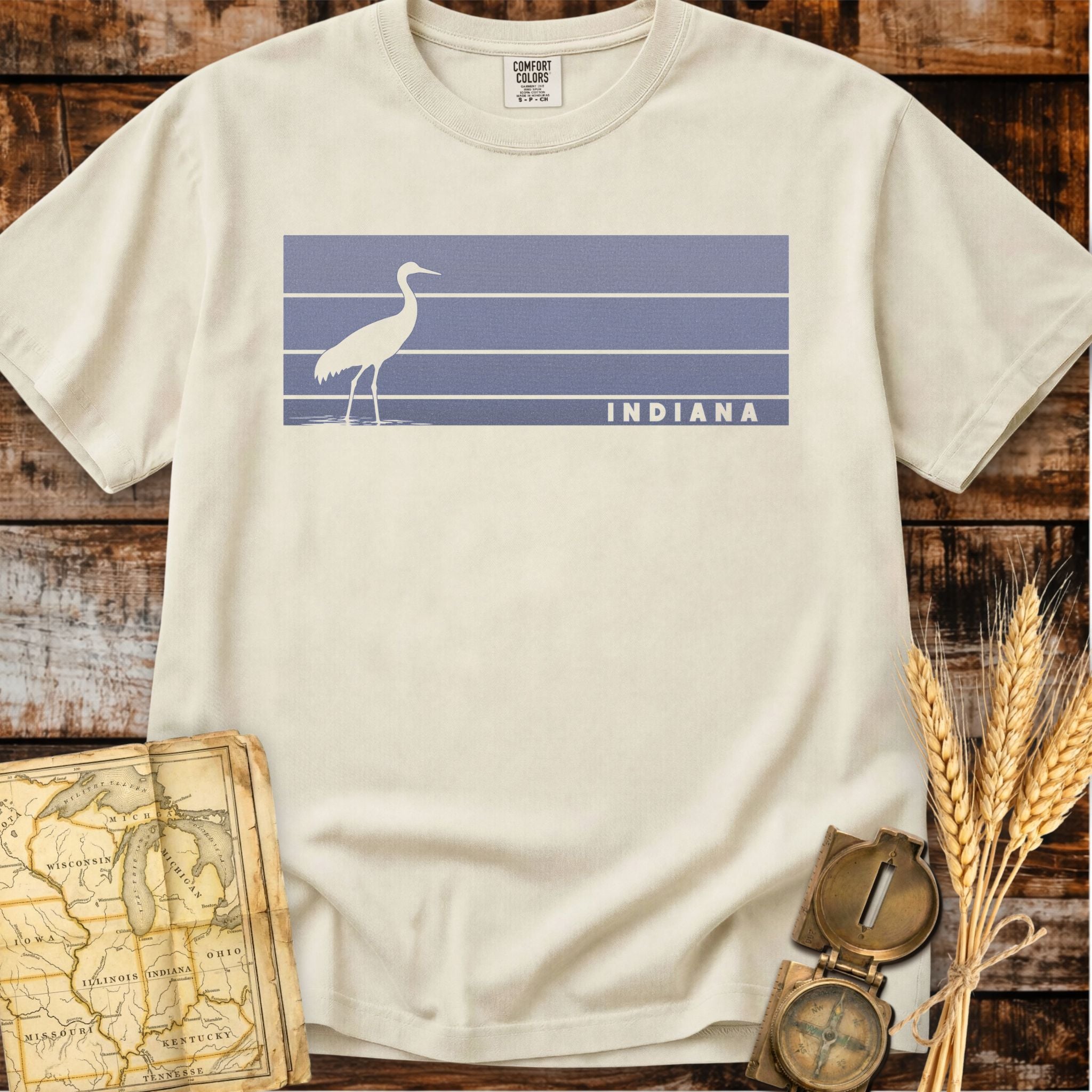 Indiana | Sandhill Crane T-Shirt