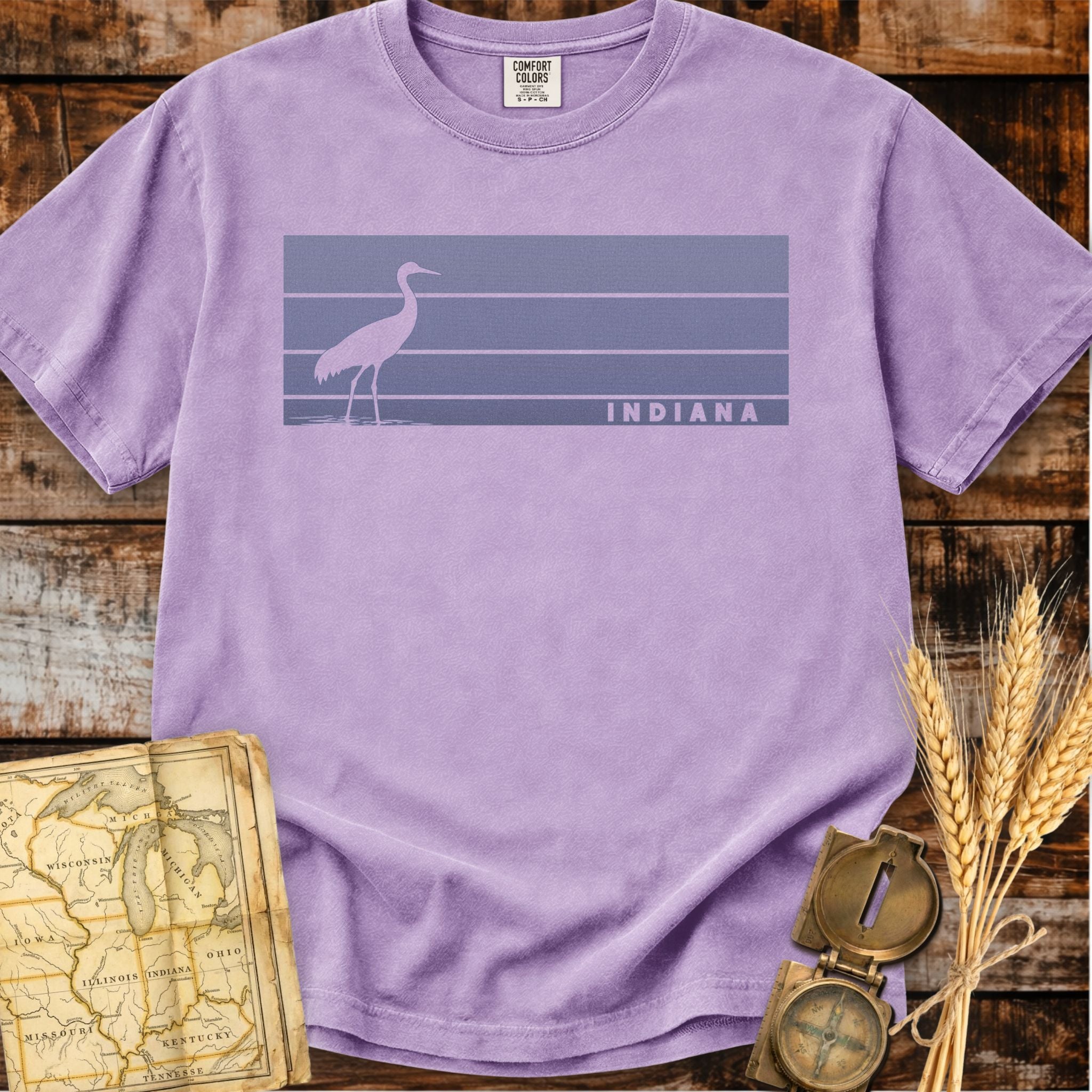 Indiana | Sandhill Crane T-Shirt