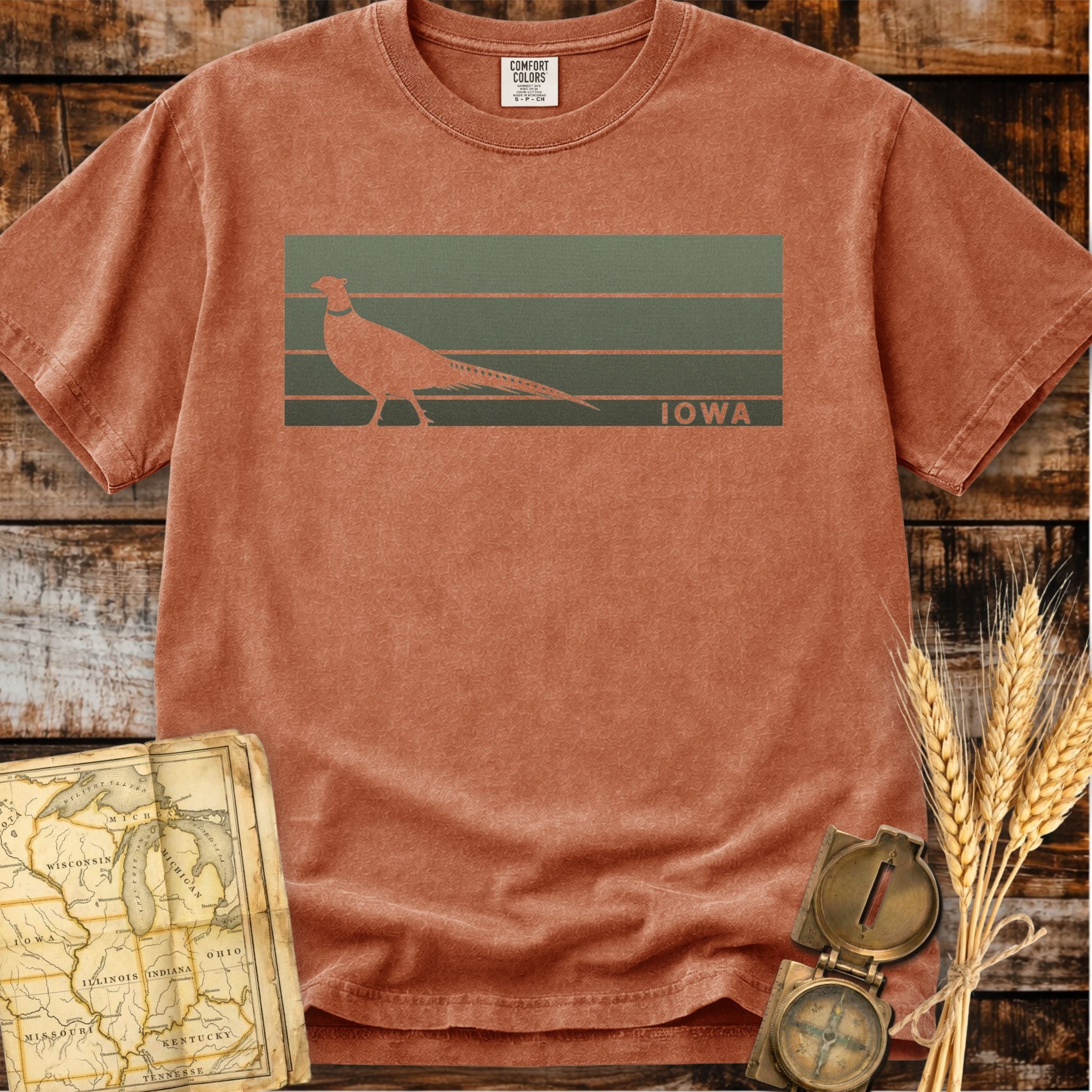 Iowa | Ring-Necked Pheasant T-Shirt