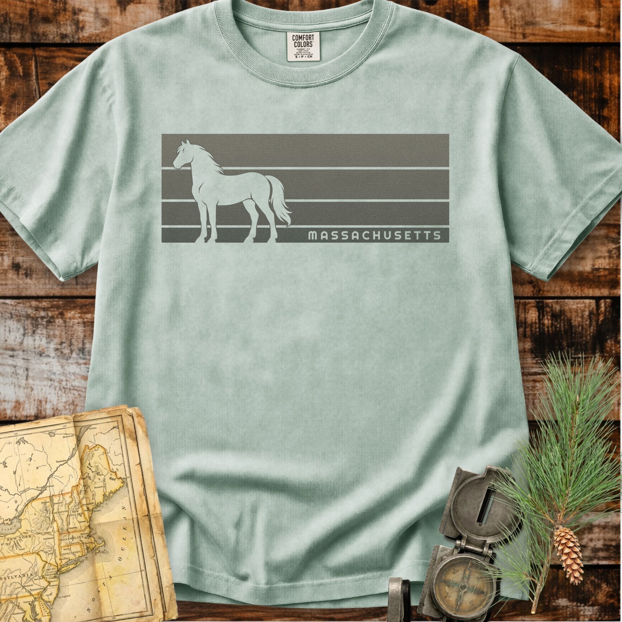 Massachusetts | Morgan Horse T-Shirt