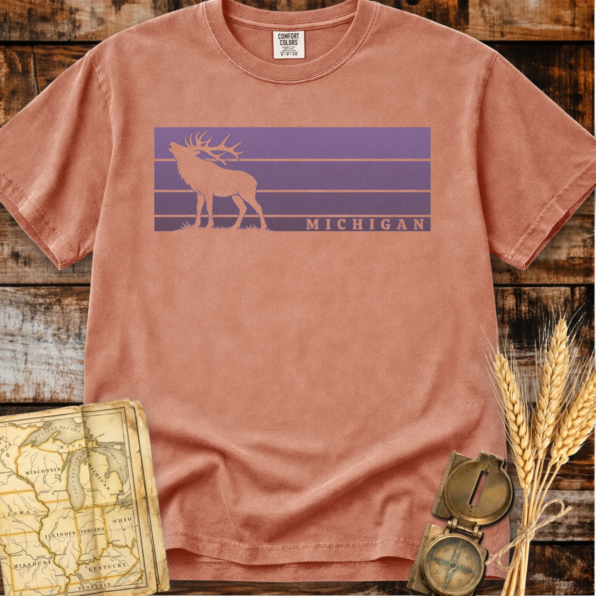 Michigan | North American Elk T-Shirt