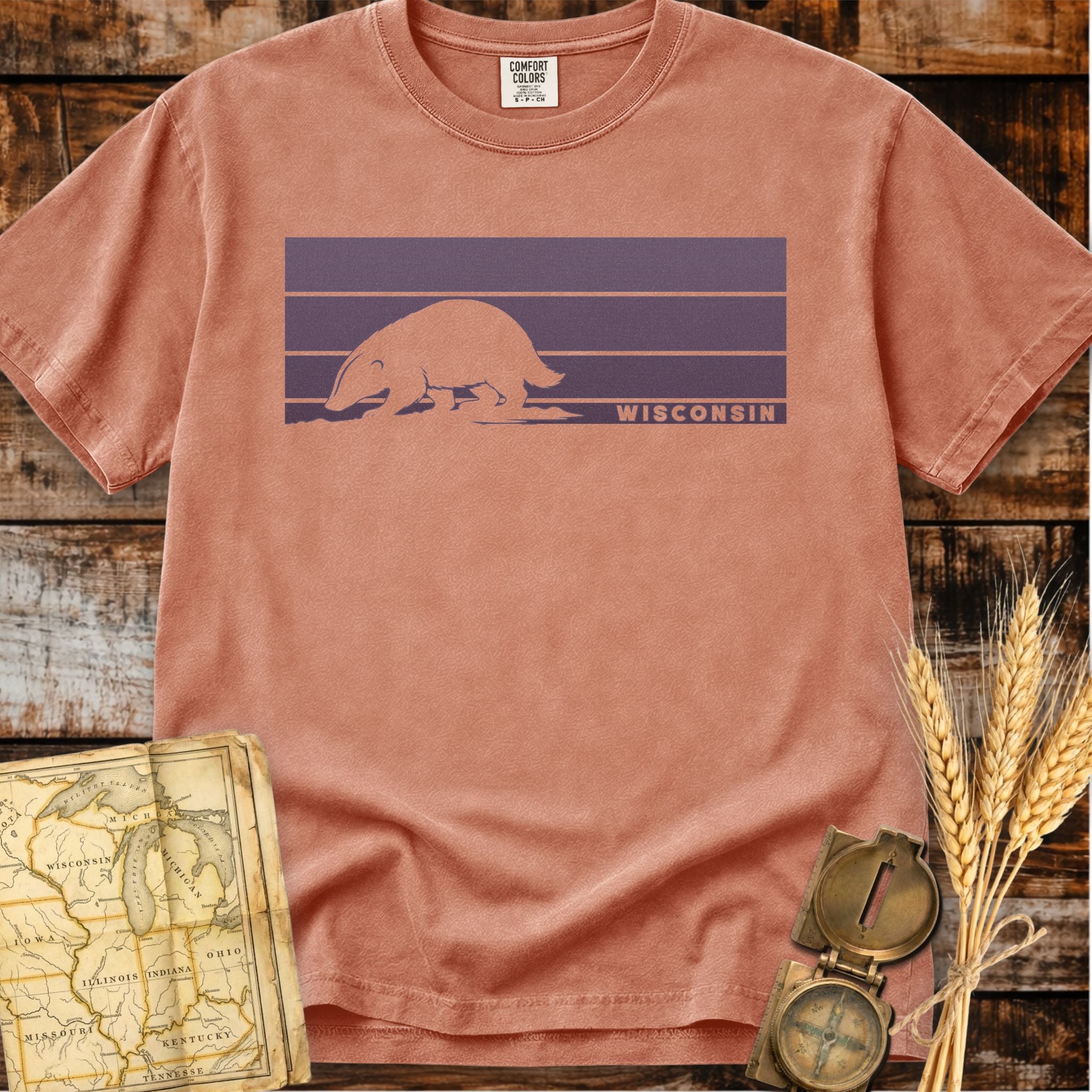 Wisconsin | American Badger T-Shirt