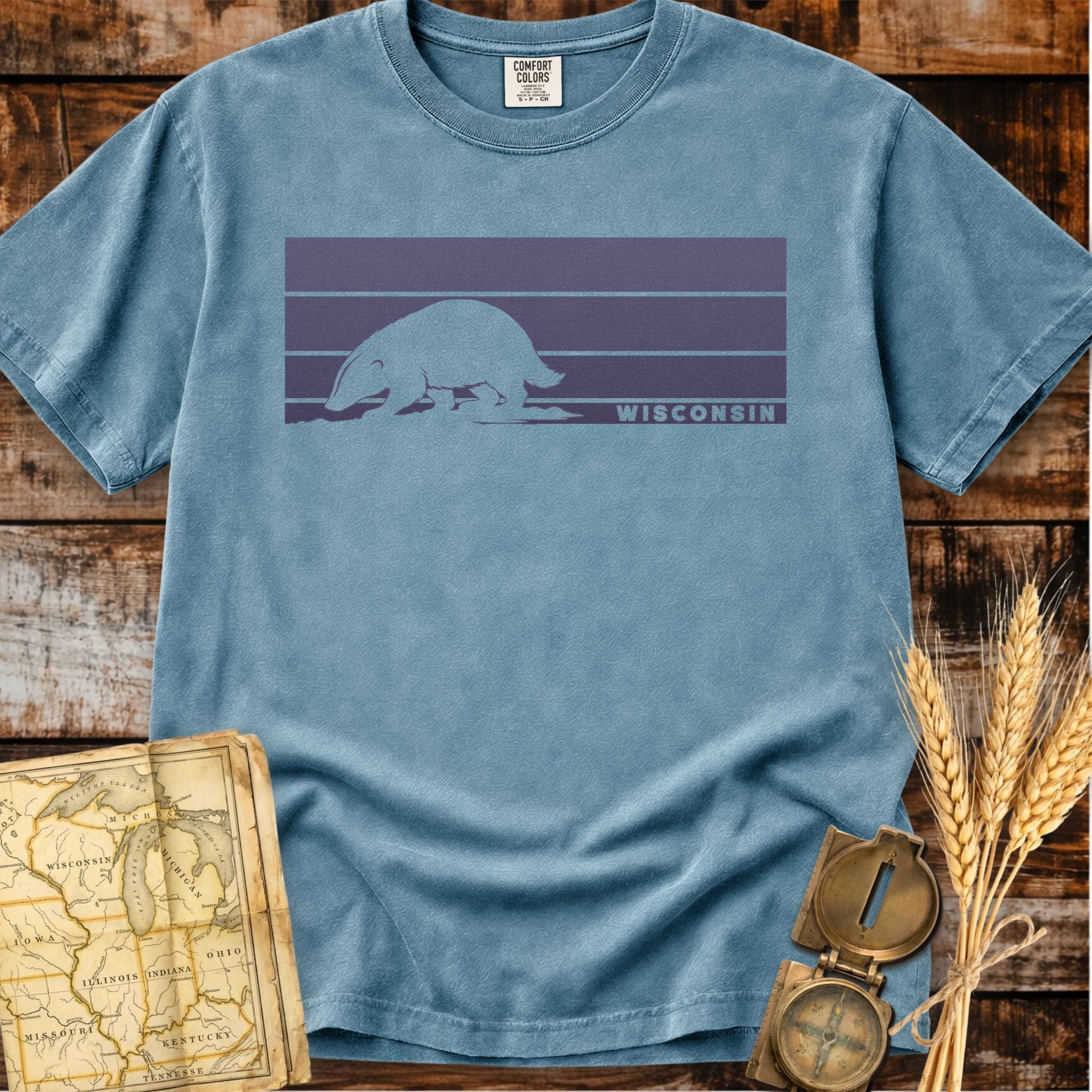 Wisconsin | American Badger T-Shirt