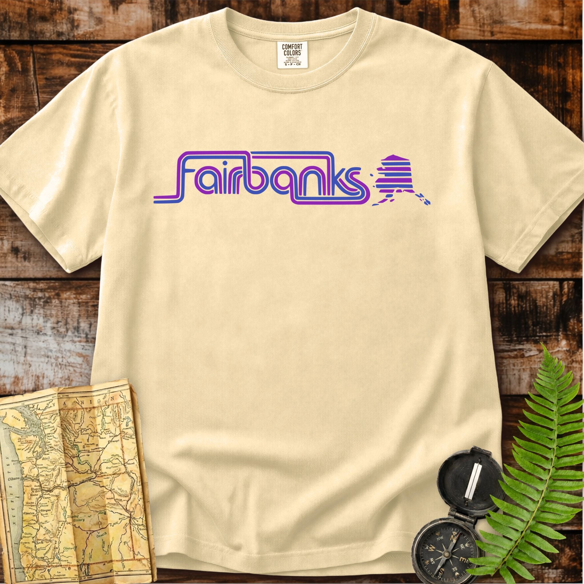 Fairbanks Alaska | Retro Wordmark T-Shirt