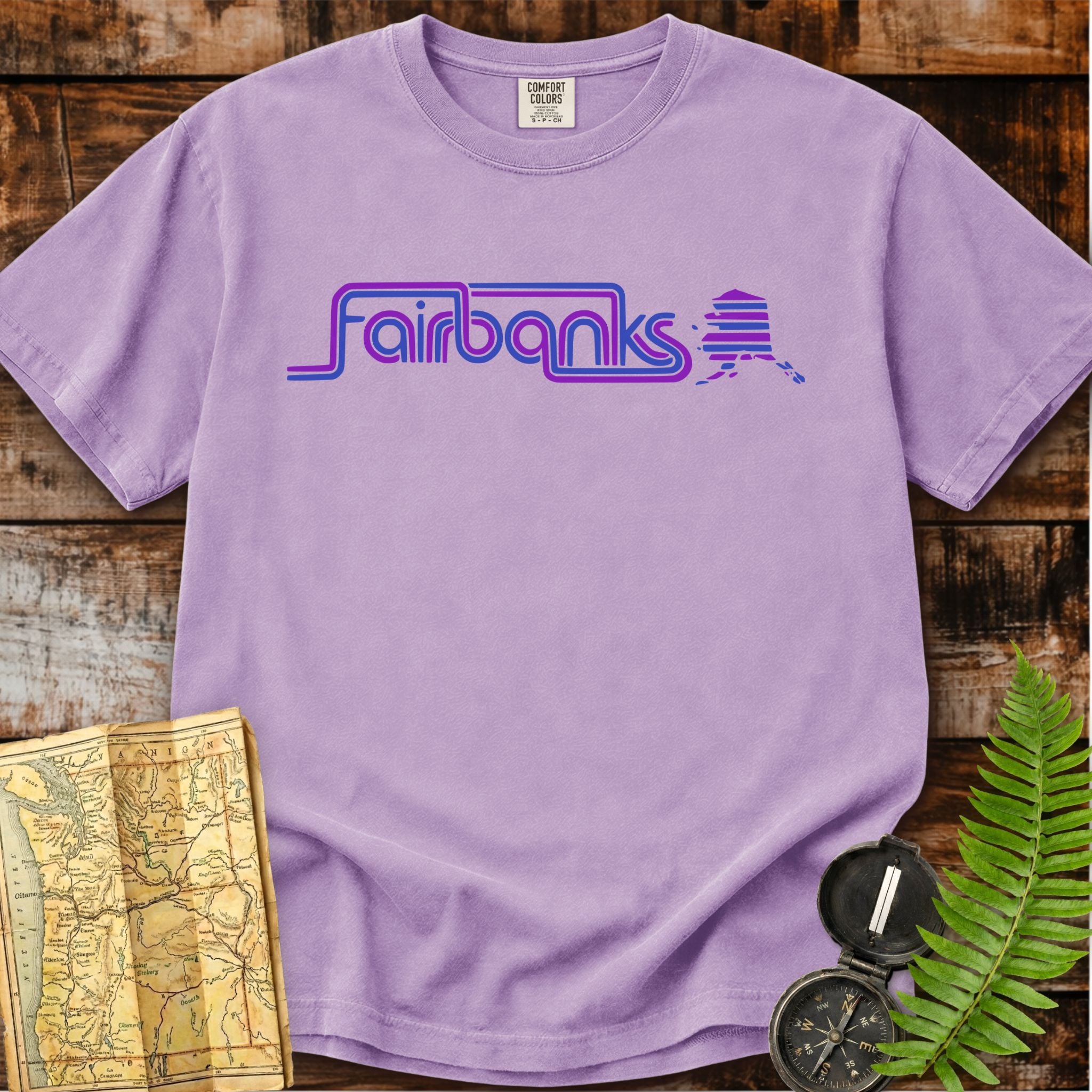 Fairbanks Alaska | Retro Wordmark T-Shirt