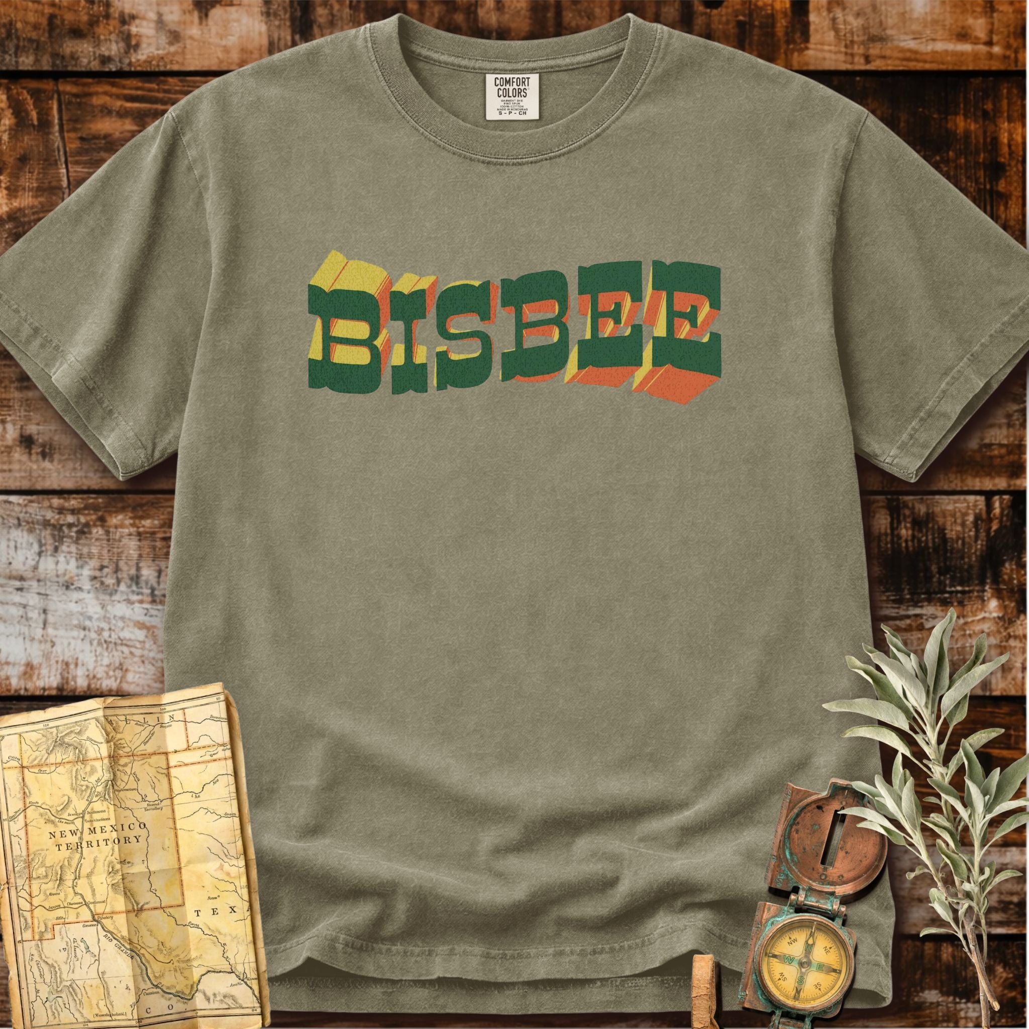 Bisbee Arizona | Vintage Western Wordmark T-Shirt