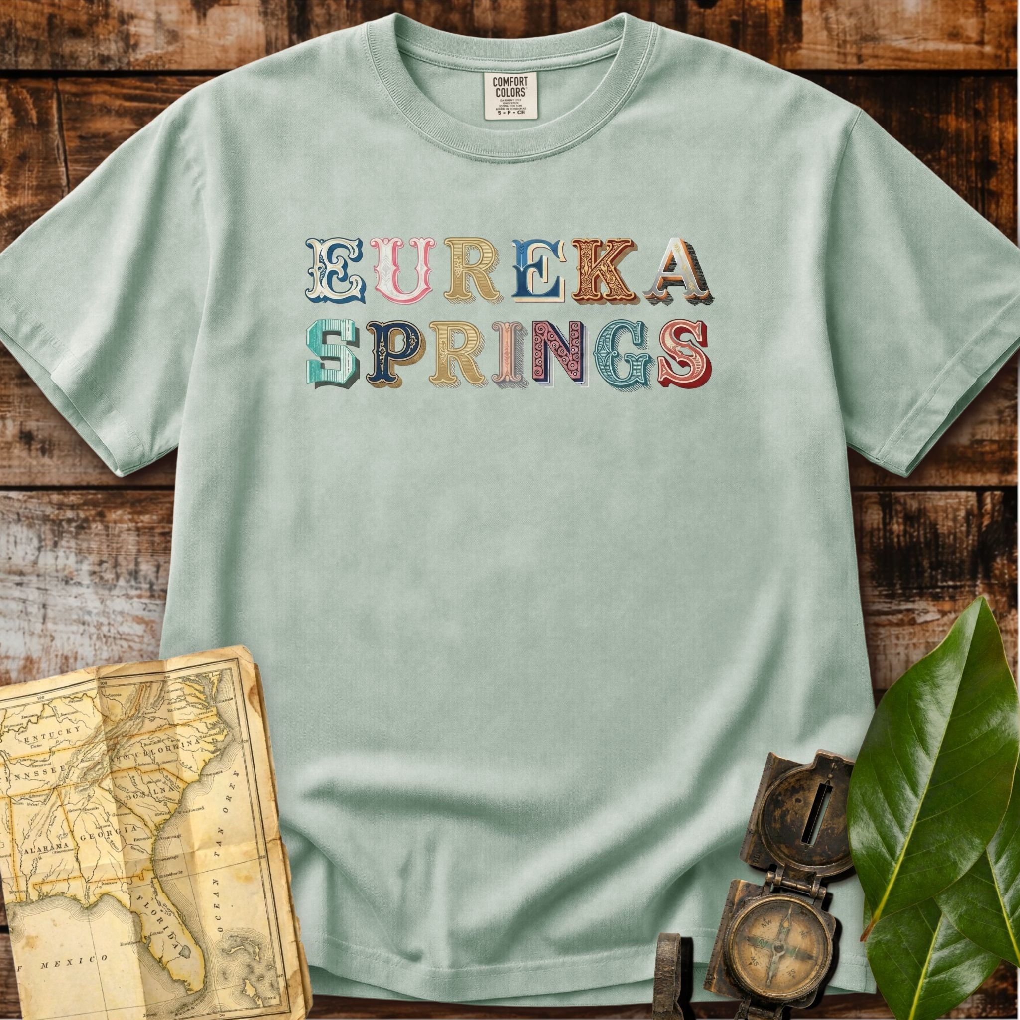 Eureka Springs | Victorian Typeset T-Shirt