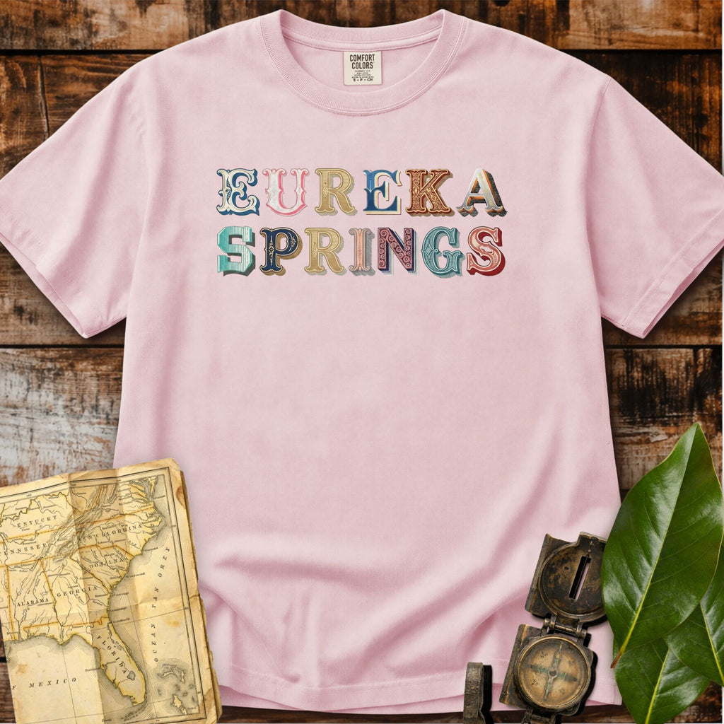 Eureka Springs | Victorian Typeset T-Shirt