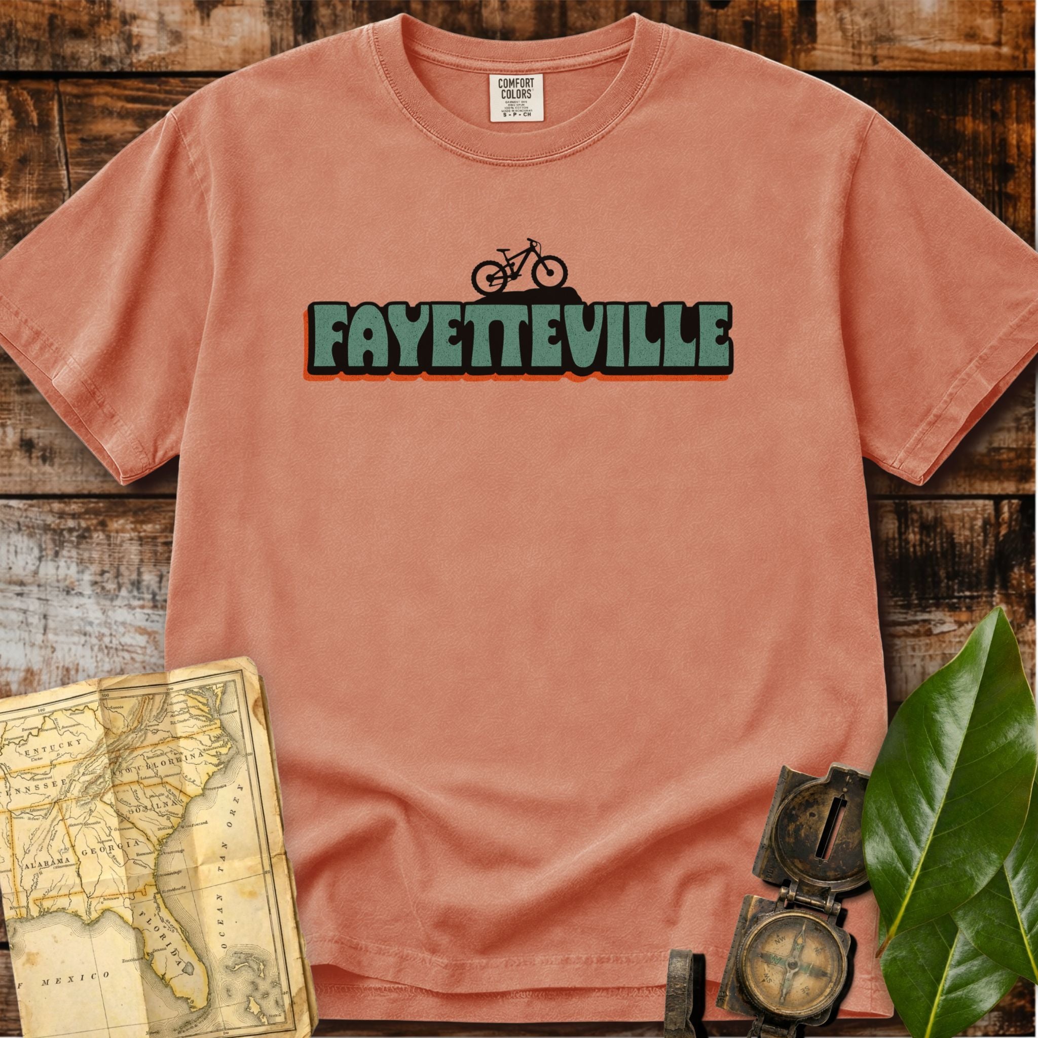 Fayetteville Arkansas | Mountain Bike T-Shirt