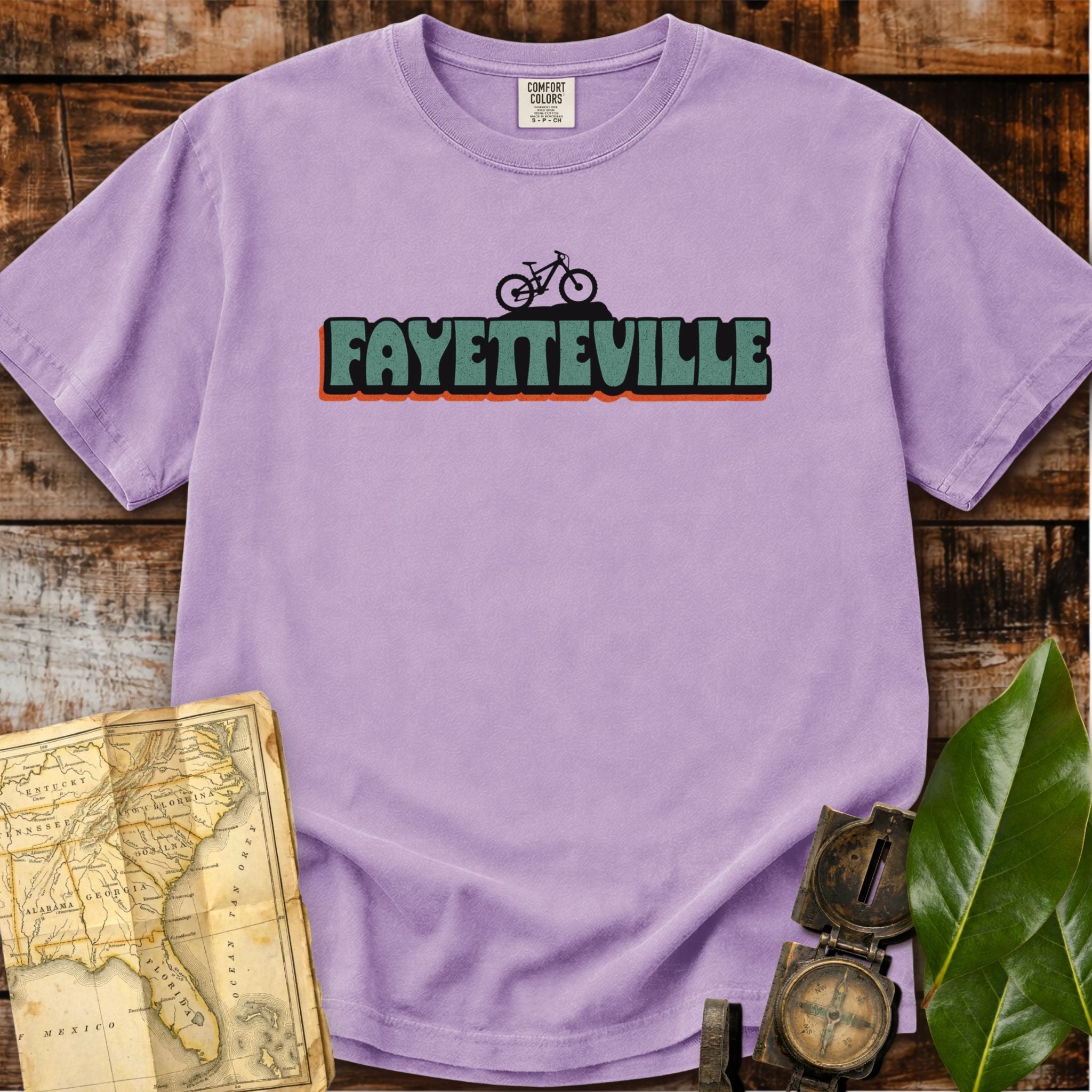 Fayetteville Arkansas | Mountain Bike T-Shirt