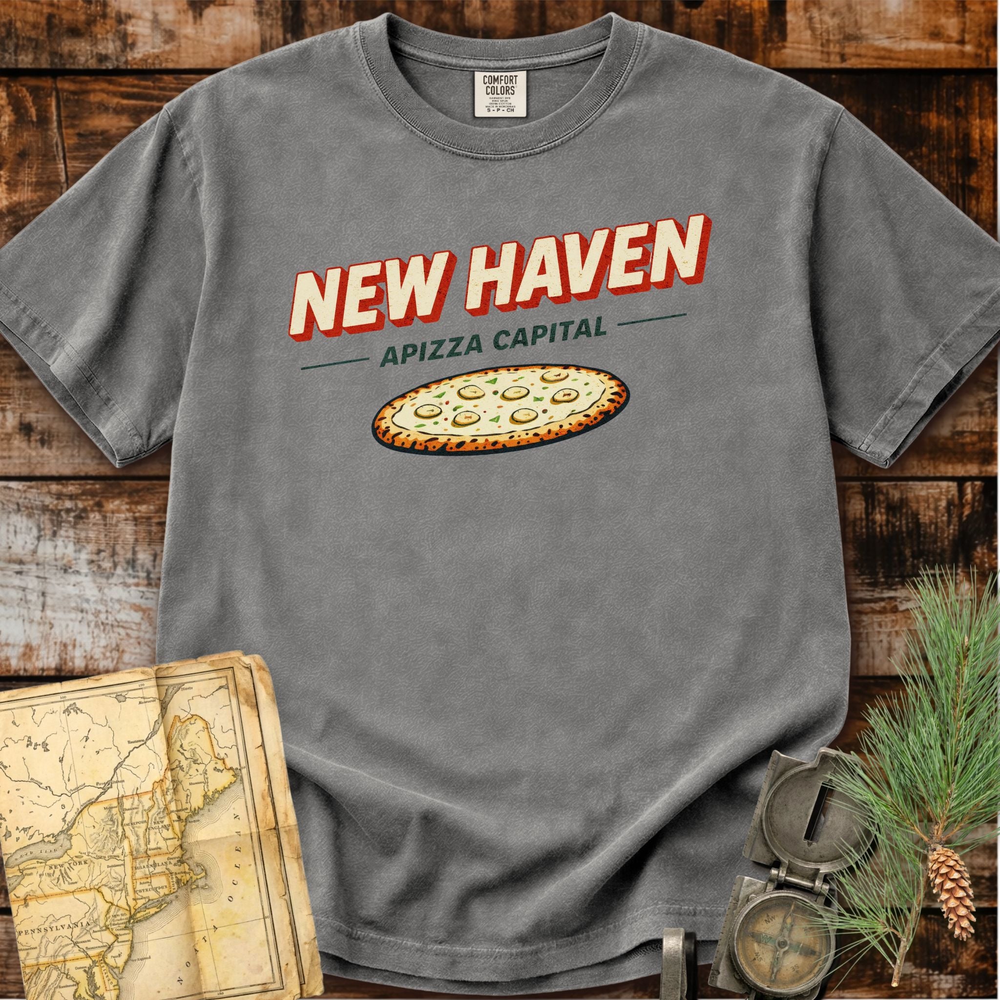 New Haven Connecticut | Apizza T-Shirt