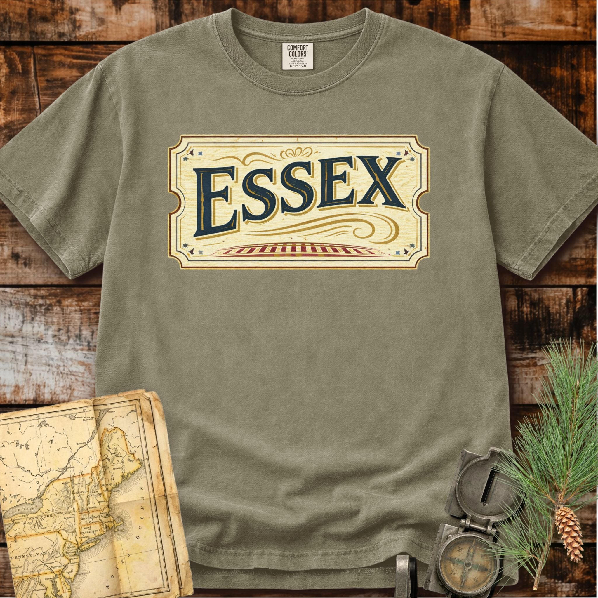 Essex Connecticut | Train Ticket T-Shirt