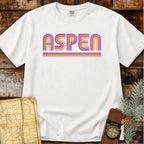 Aspen Colorado | Colorful Retro T-Shirt