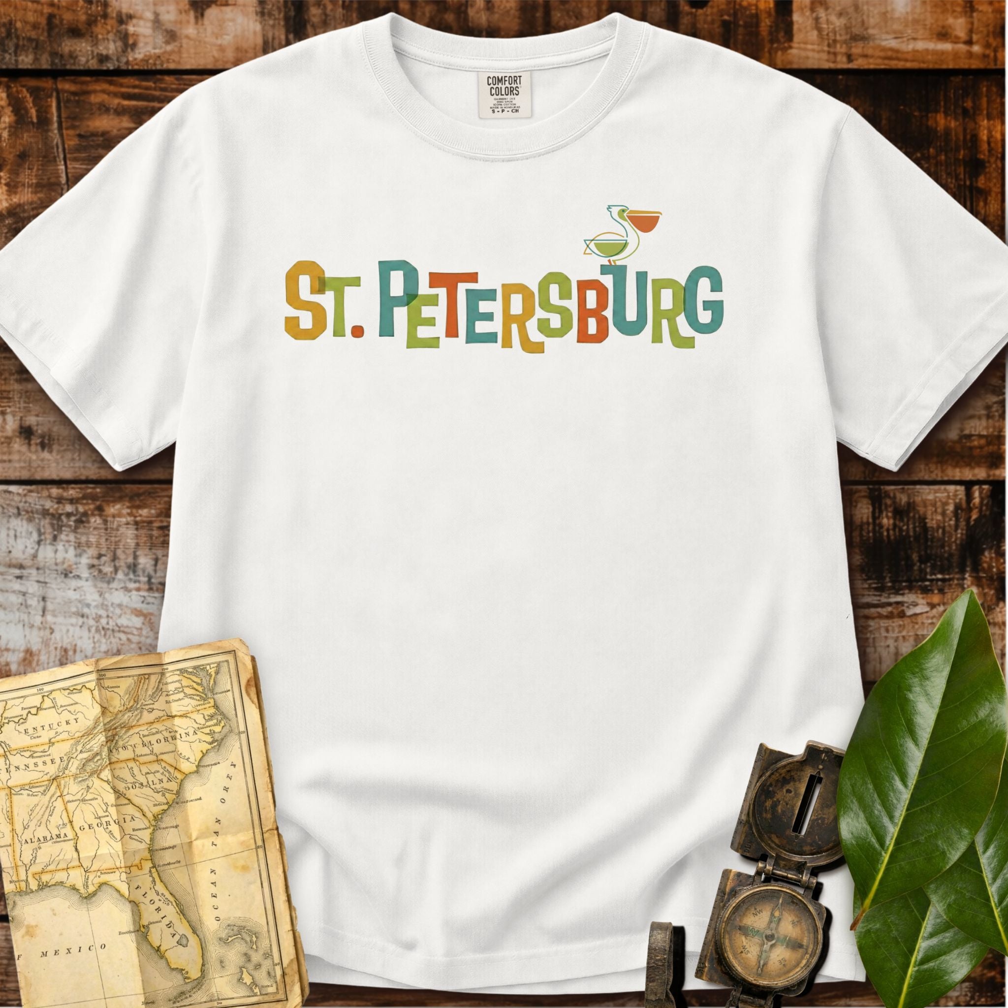 St. Petersburg Florida | Midcentury Pelican T-Shirt