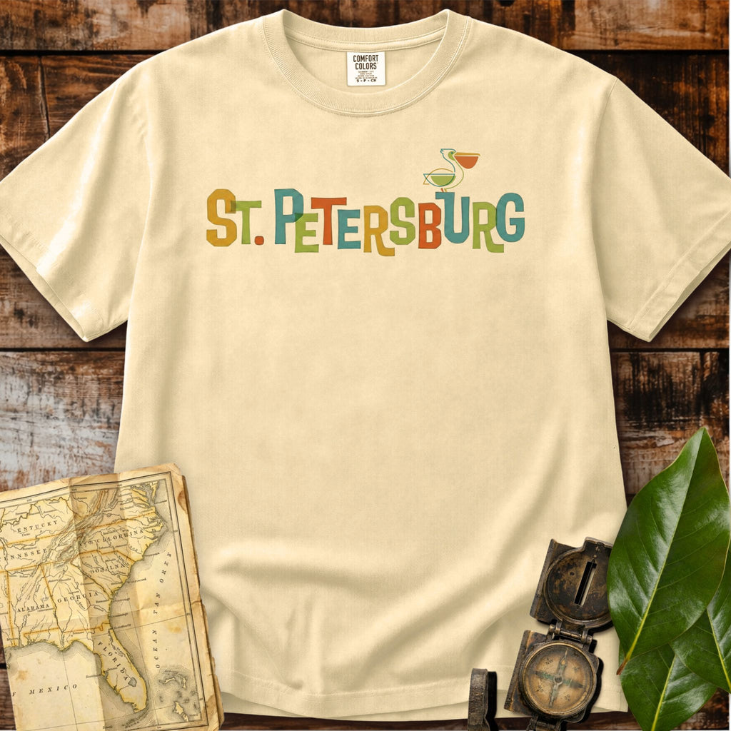 St. Petersburg Florida | Midcentury Pelican T-Shirt