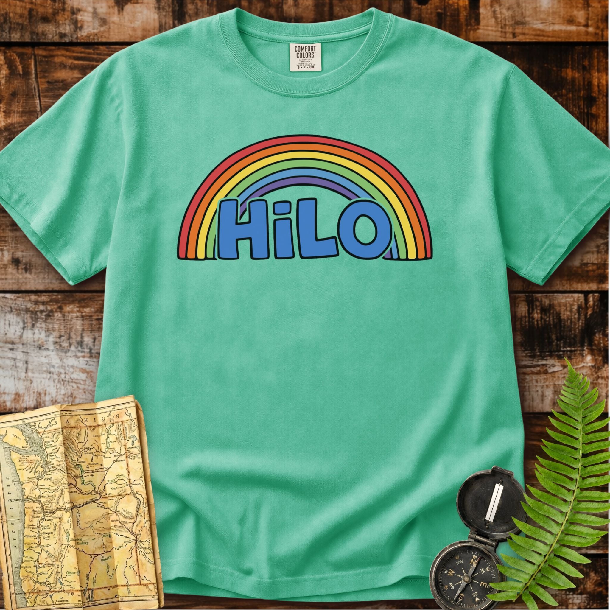 Hilo Hawaii | Rainbow T-Shirt