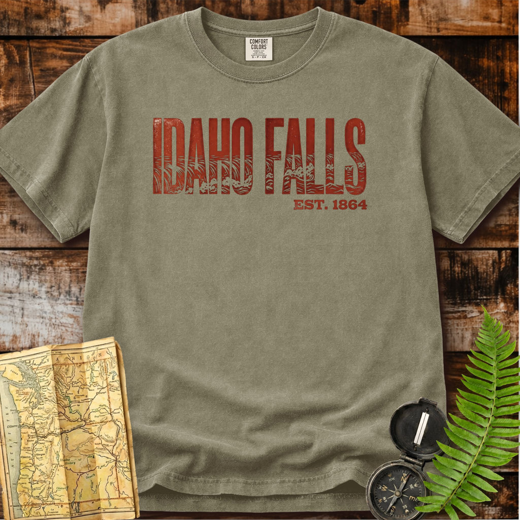 Idaho Falls Idaho | Retro Waterfalls T-Shirt