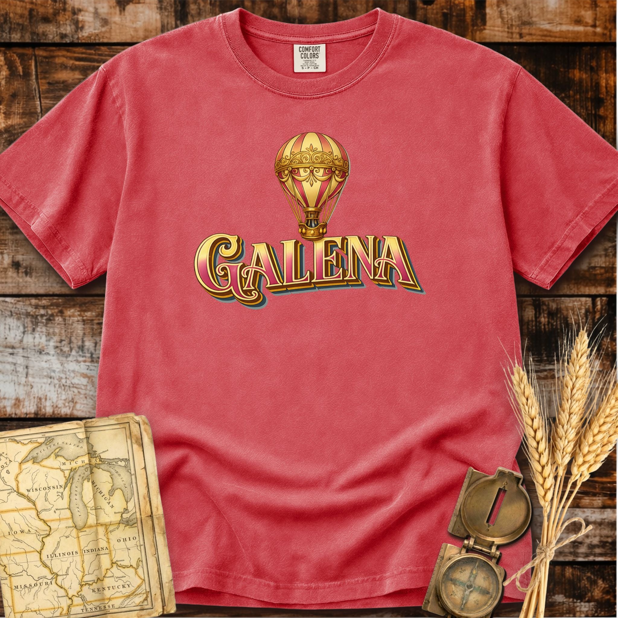 Galena Illinois | Hot Air Balloon T-Shirt