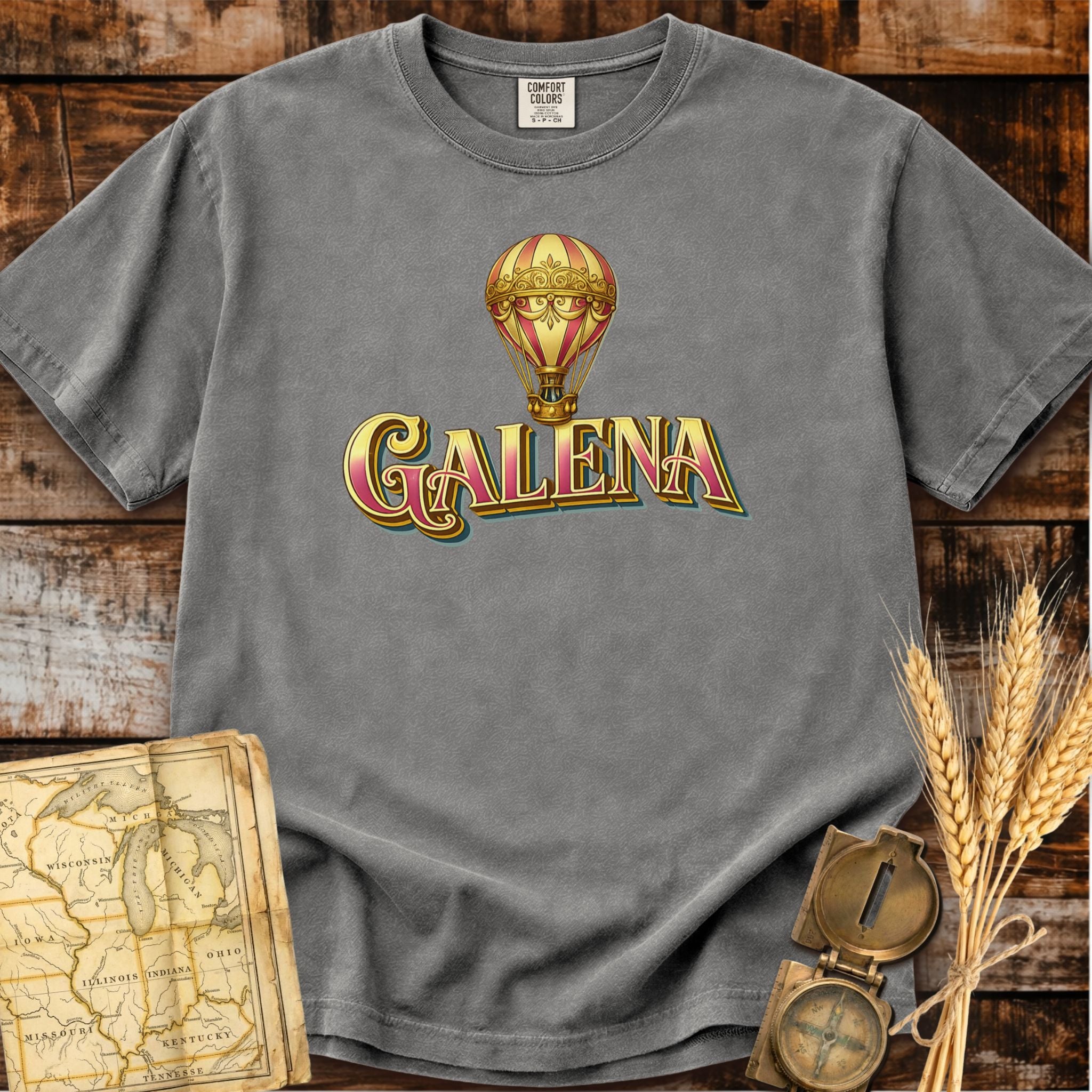 Galena Illinois | Hot Air Balloon T-Shirt