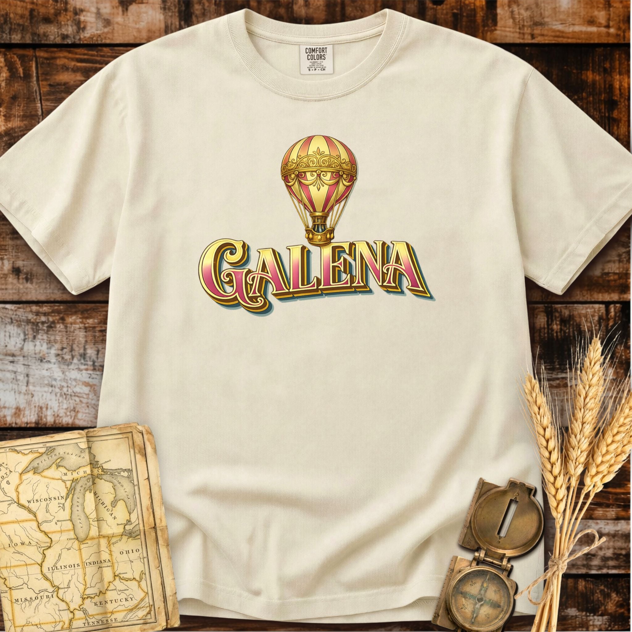 Galena Illinois | Hot Air Balloon T-Shirt