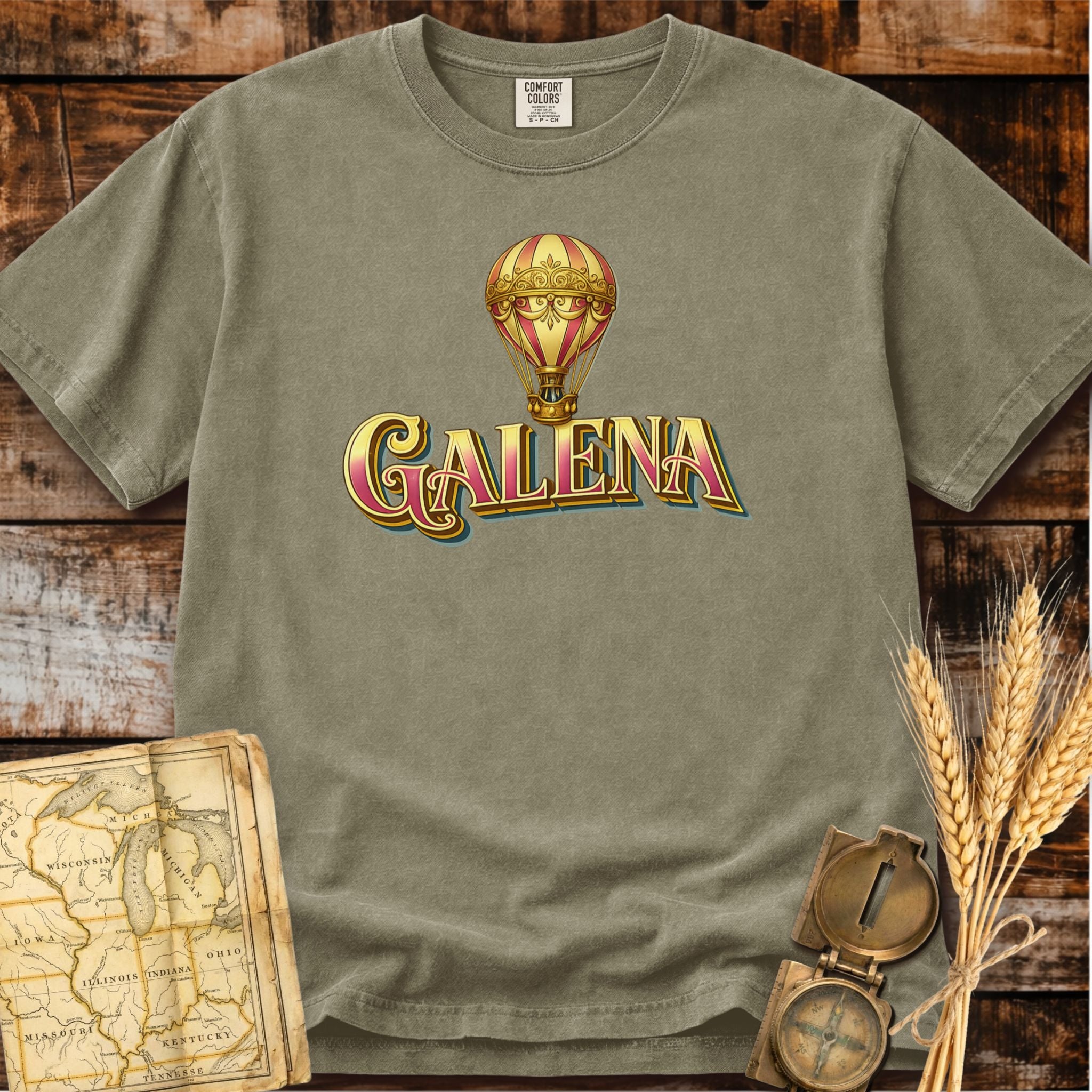 Galena Illinois | Hot Air Balloon T-Shirt