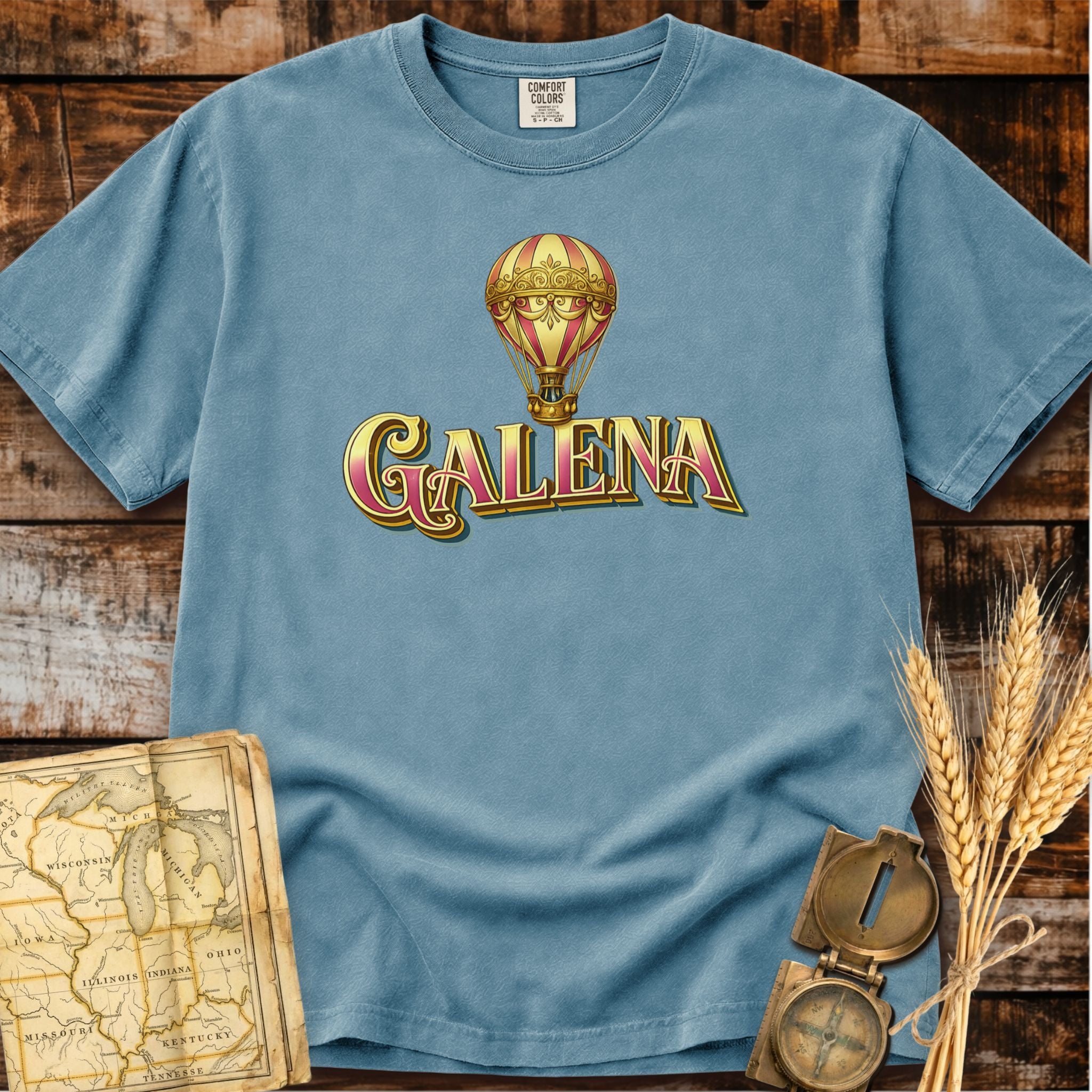 Galena Illinois | Hot Air Balloon T-Shirt