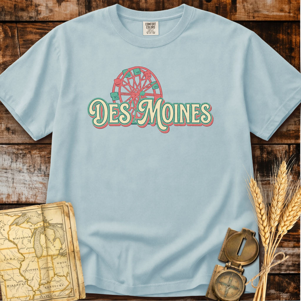 Des Moines Iowa | Fairgrounds Ferris Wheel T-Shirt