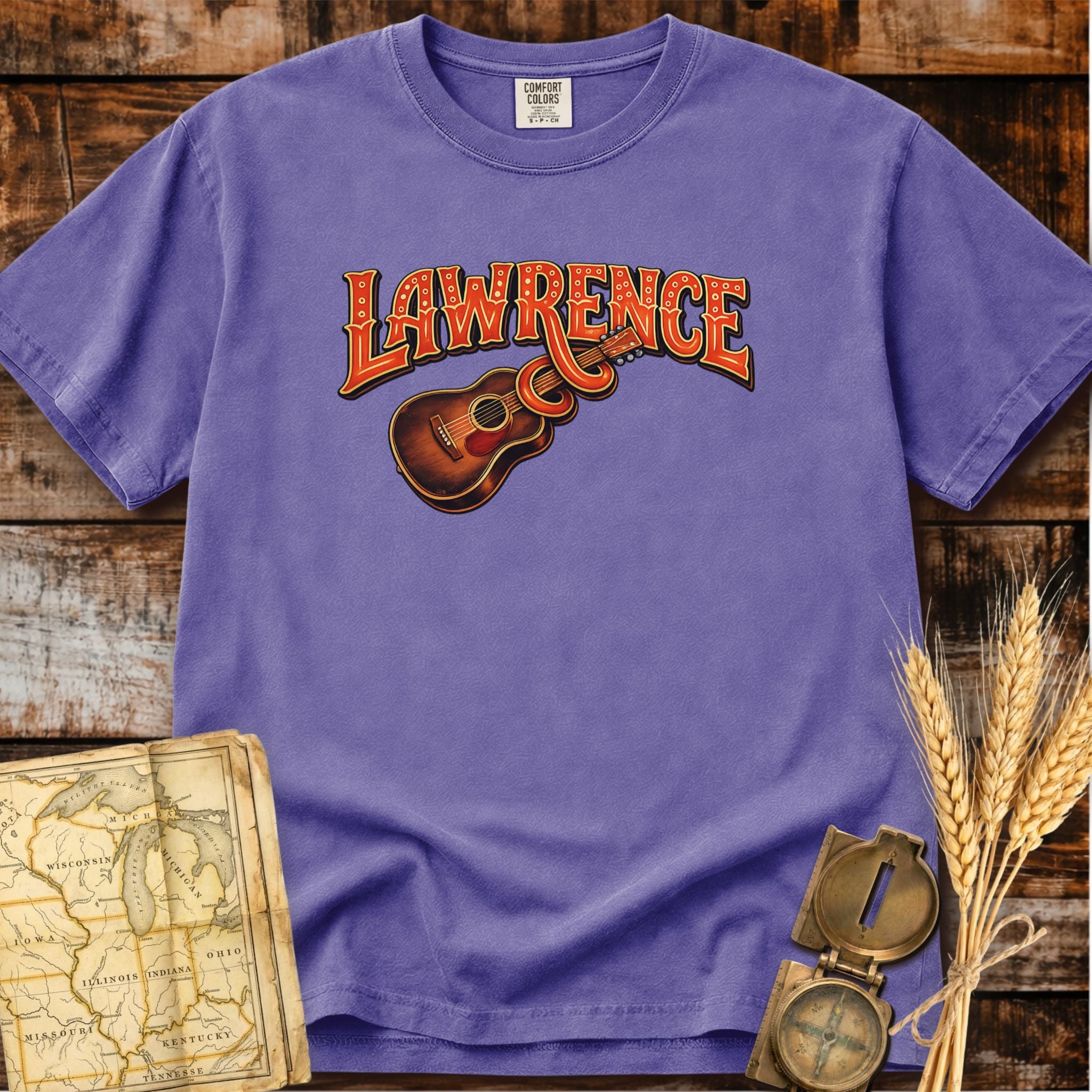 Lawrence Kansas | Live Music Town T-Shirt