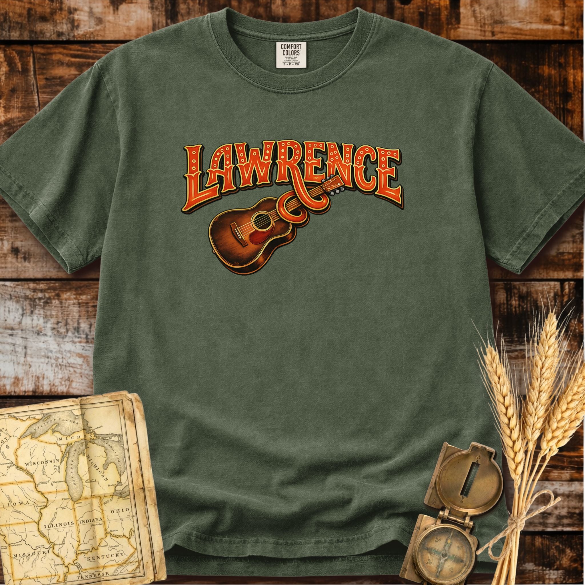 Lawrence Kansas | Live Music Town T-Shirt
