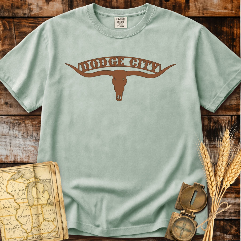 Dodge City Kansas | Longhorn Ranch Gate T-Shirt