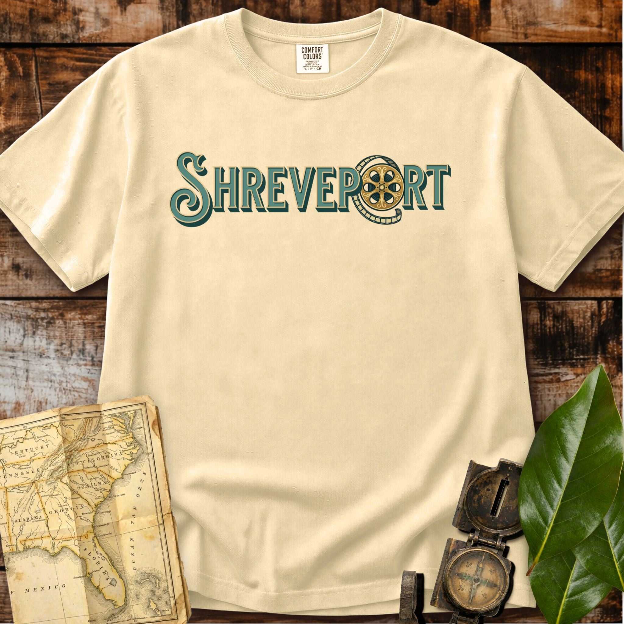 Shreveport Louisiana | Film Reel T-Shirt