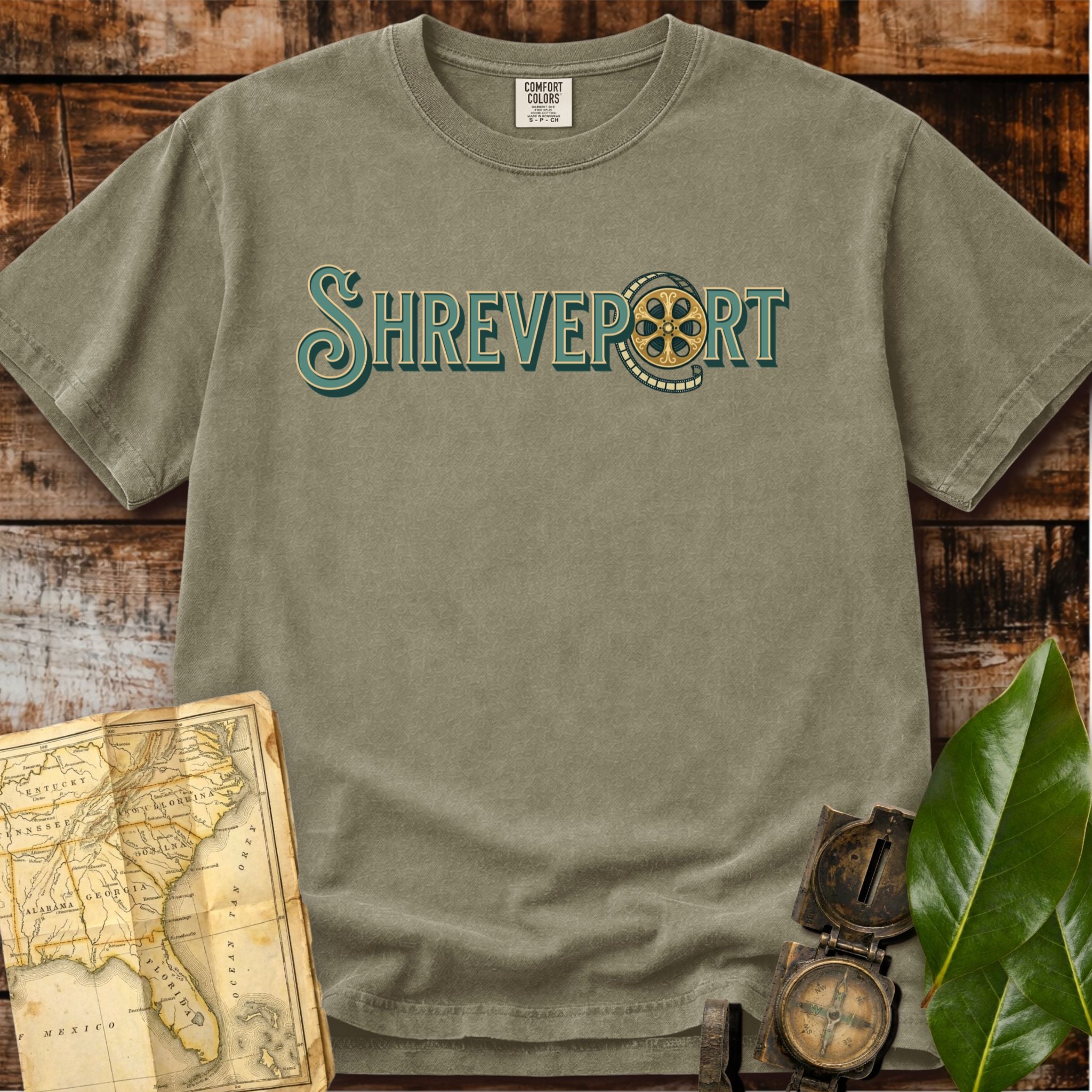 Shreveport Louisiana | Film Reel T-Shirt