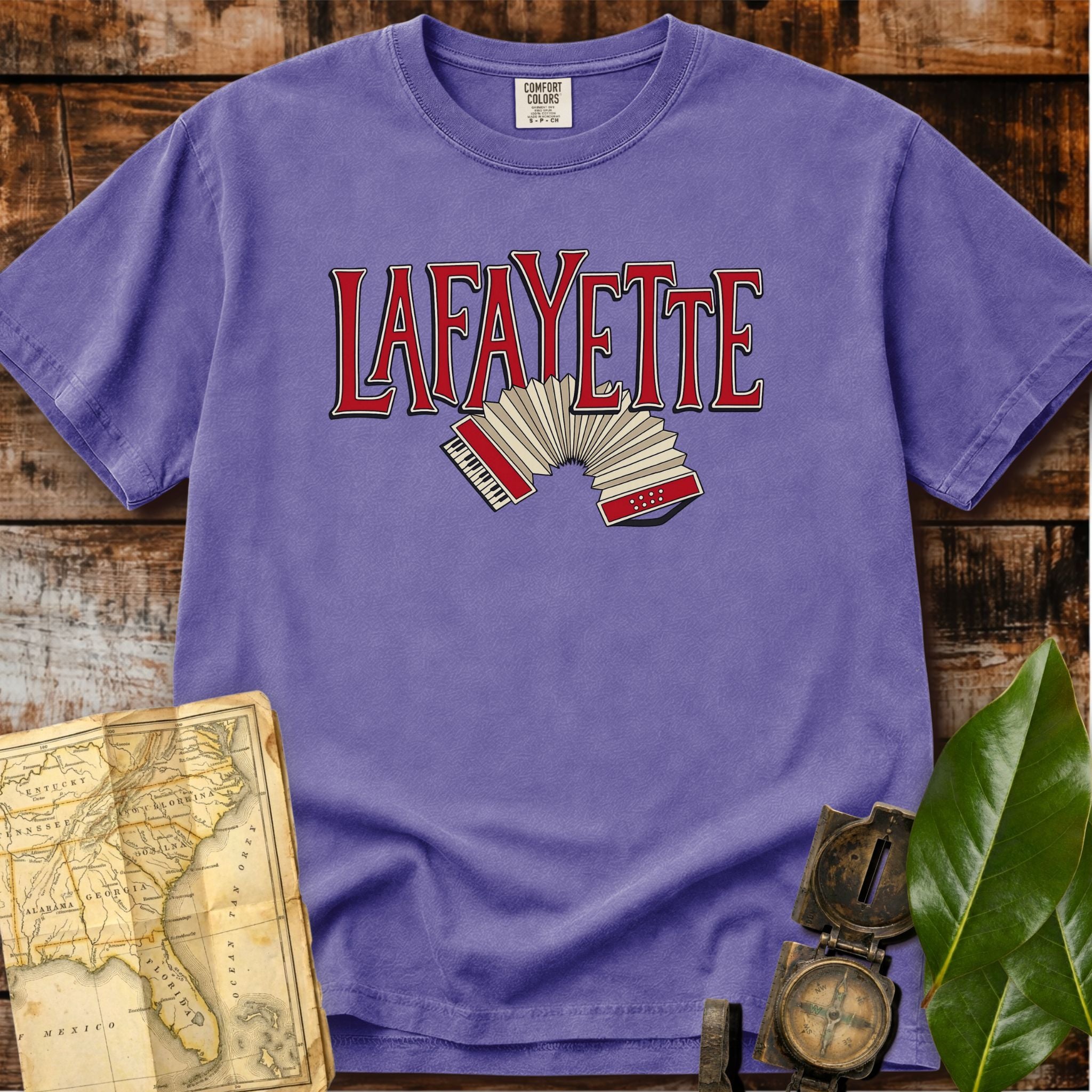 Lafayette Louisiana | Accordion T-Shirt