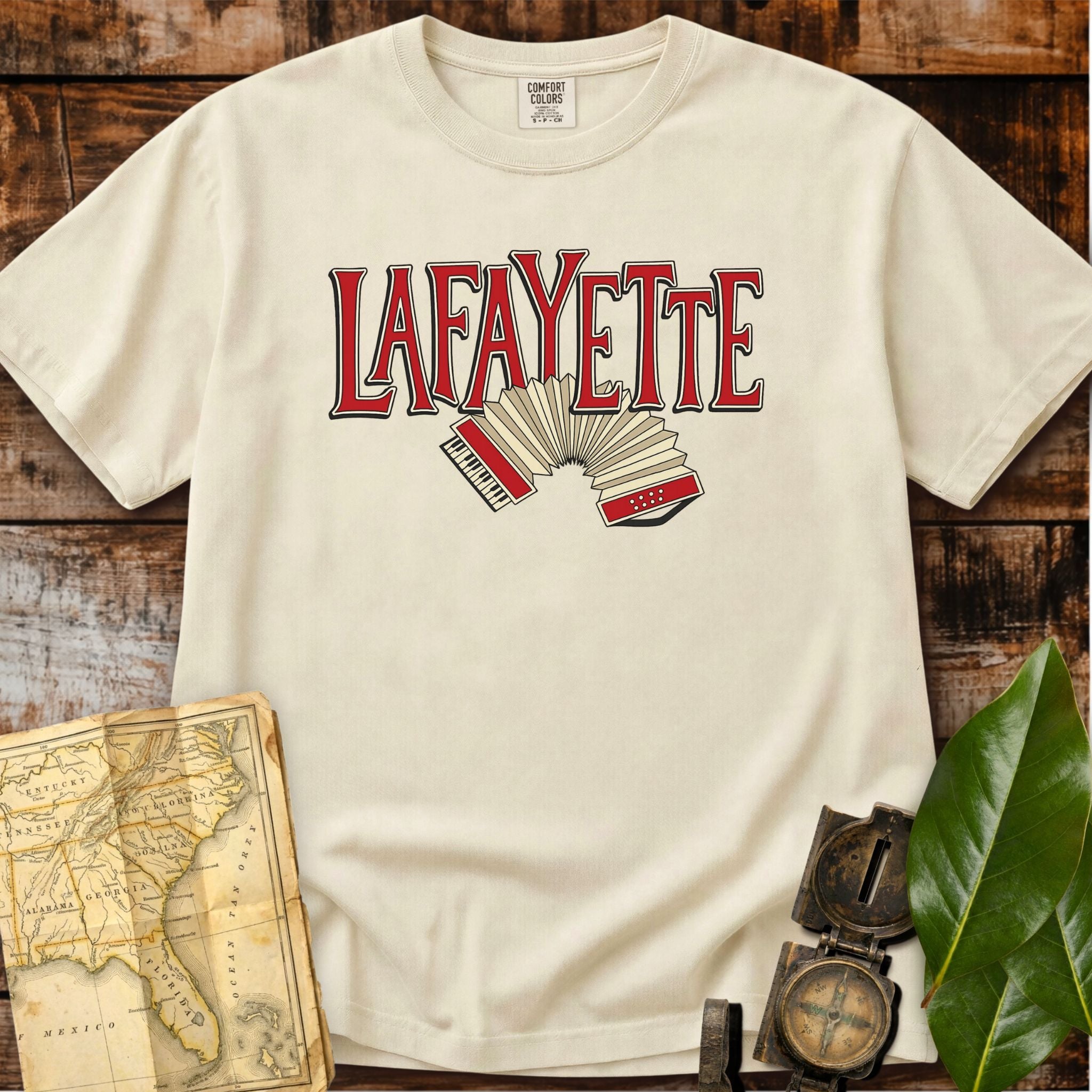 Lafayette Louisiana | Accordion T-Shirt