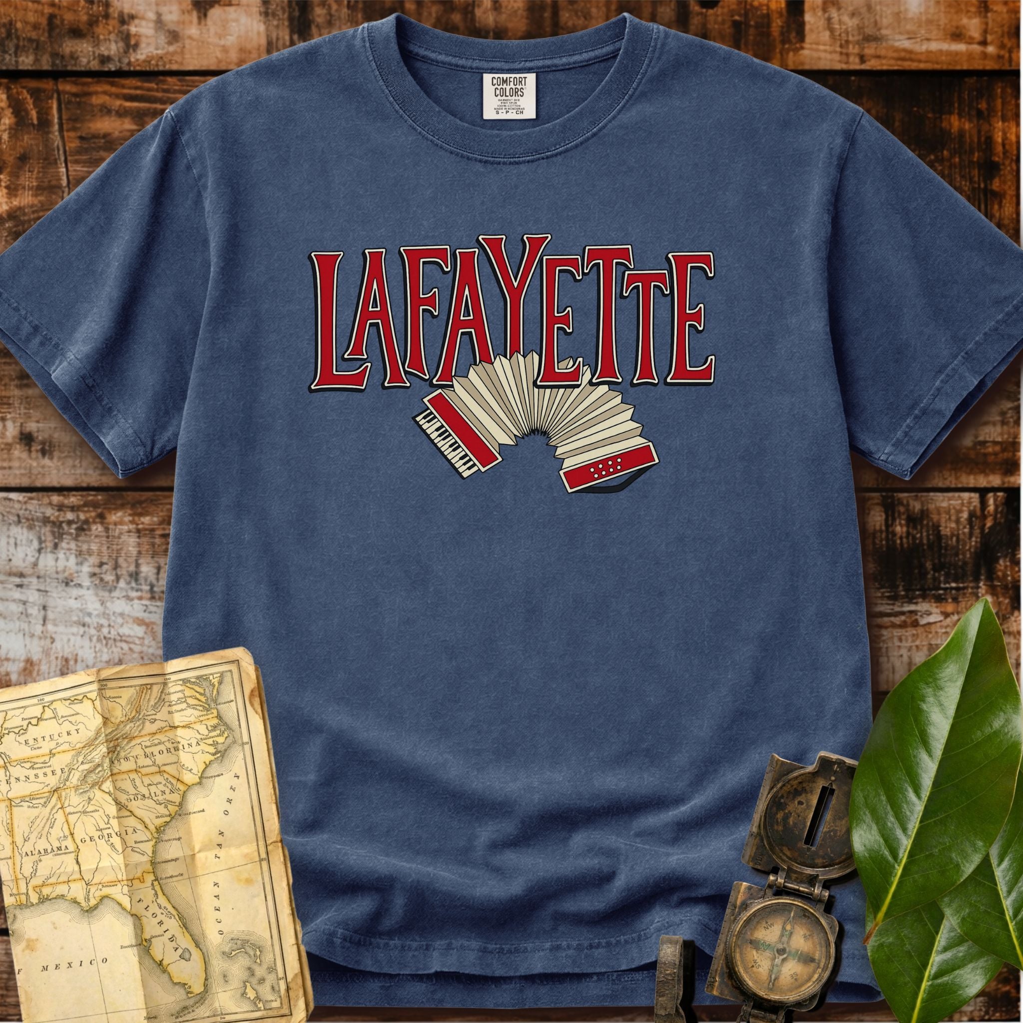 Lafayette Louisiana | Accordion T-Shirt