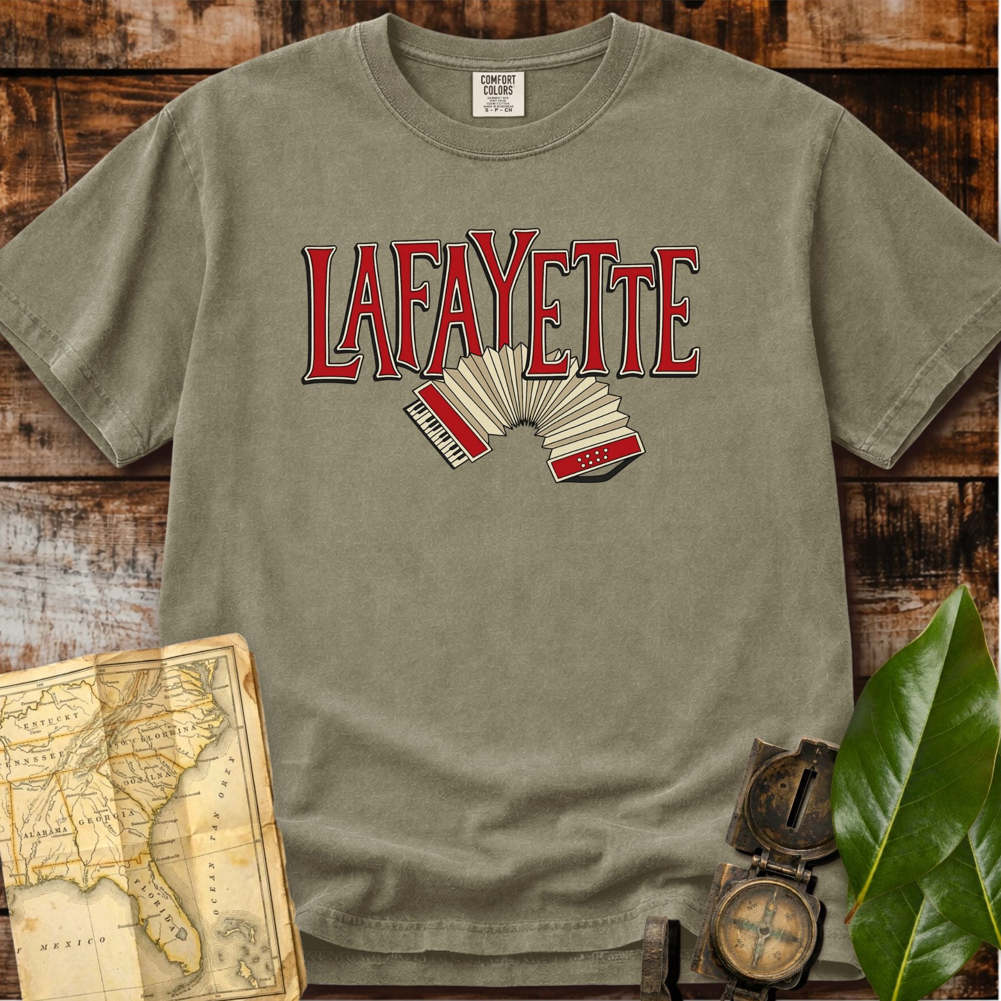 Lafayette Louisiana | Accordion T-Shirt