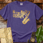 New Orleans Louisiana | Saxophone T-Shirt
